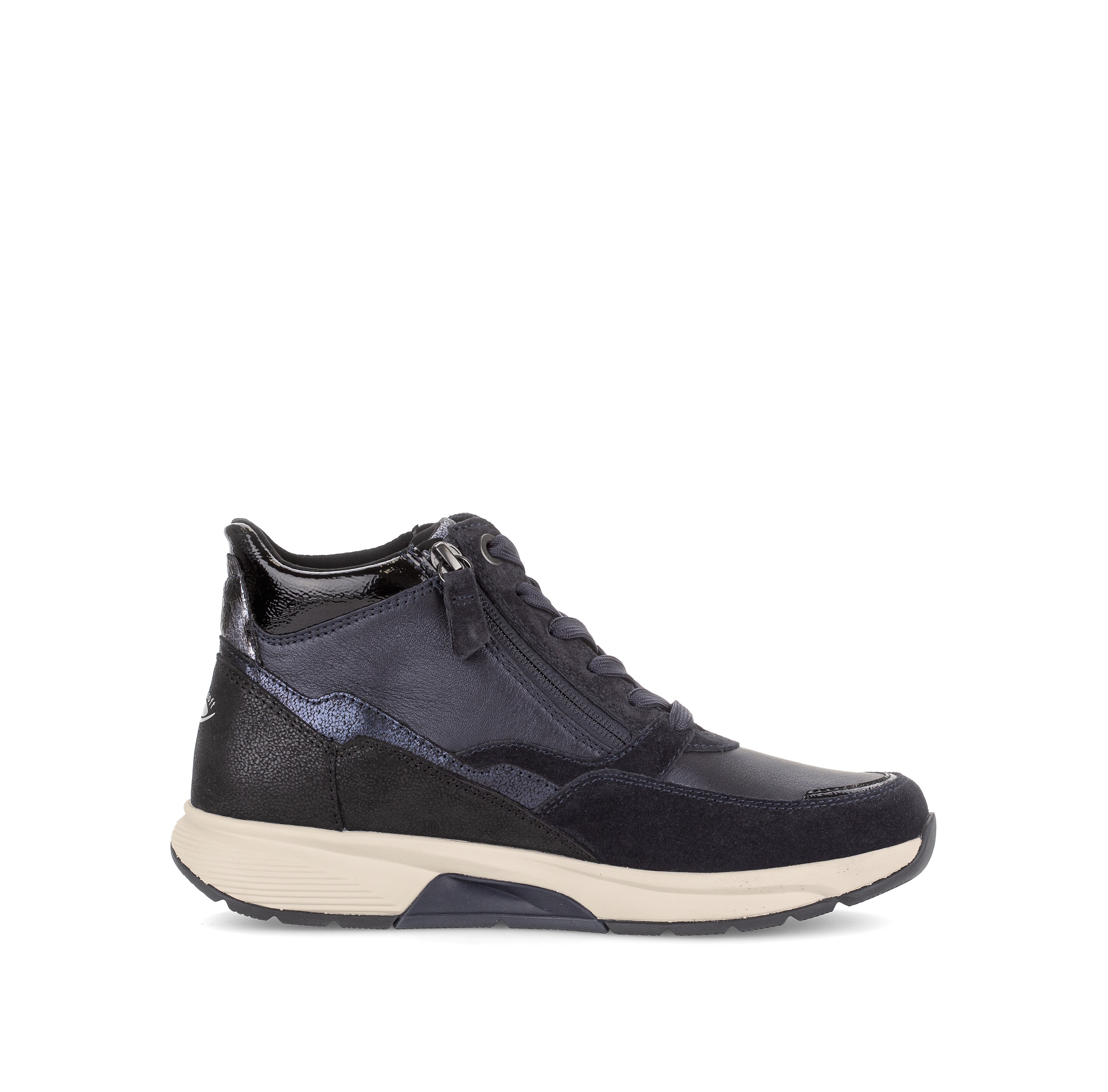 rollingsoft Schnürboots  Keilabsatz, High Top-Sneaker mit herausnehmbarer Innensohle