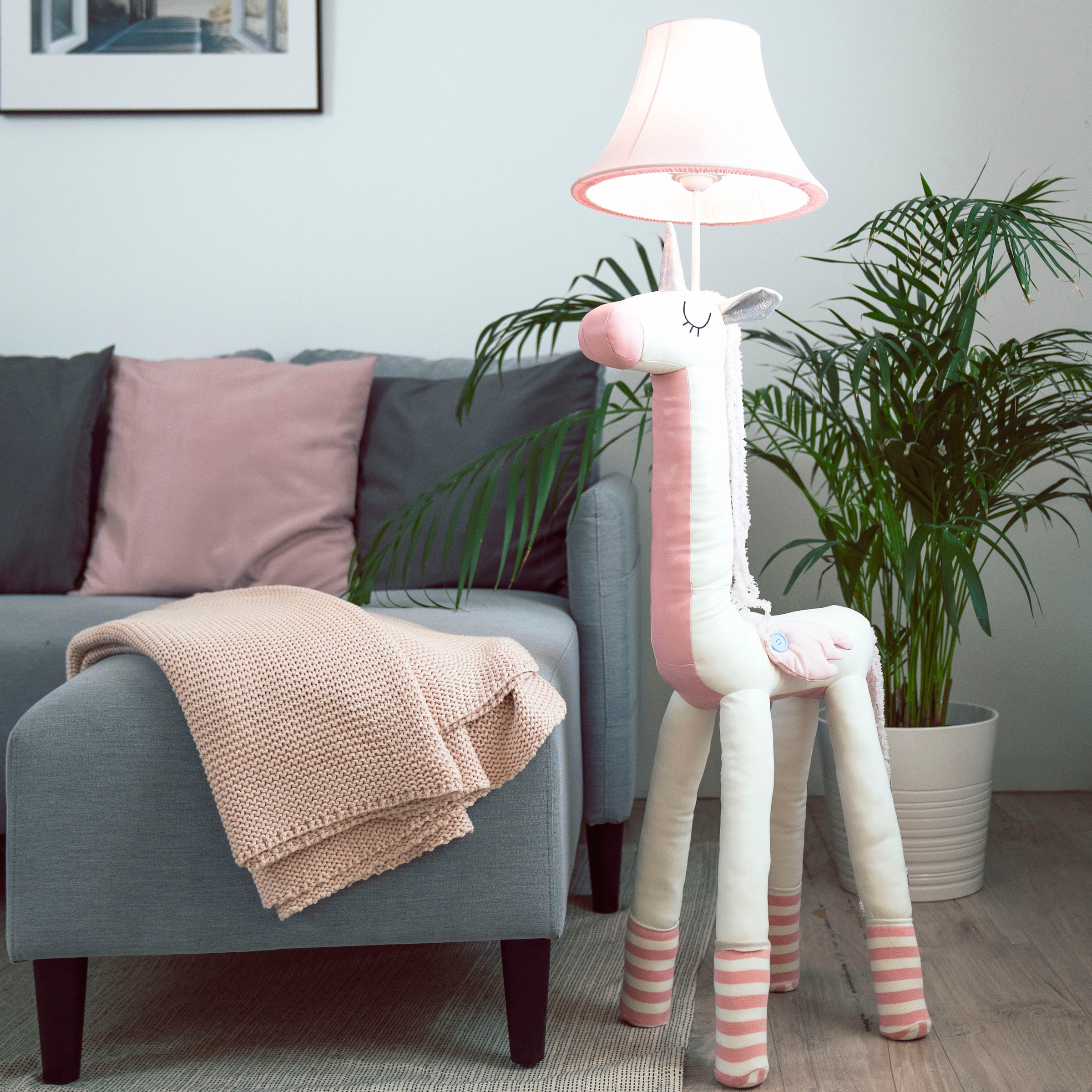 Happy Lamps for smiling eyes LED Stehlampe »Bonita das Einhorn«, 1 flammig, Leuchtmittel GU 5,3 | LED fest integriert, Hochwertig, Einzigartig