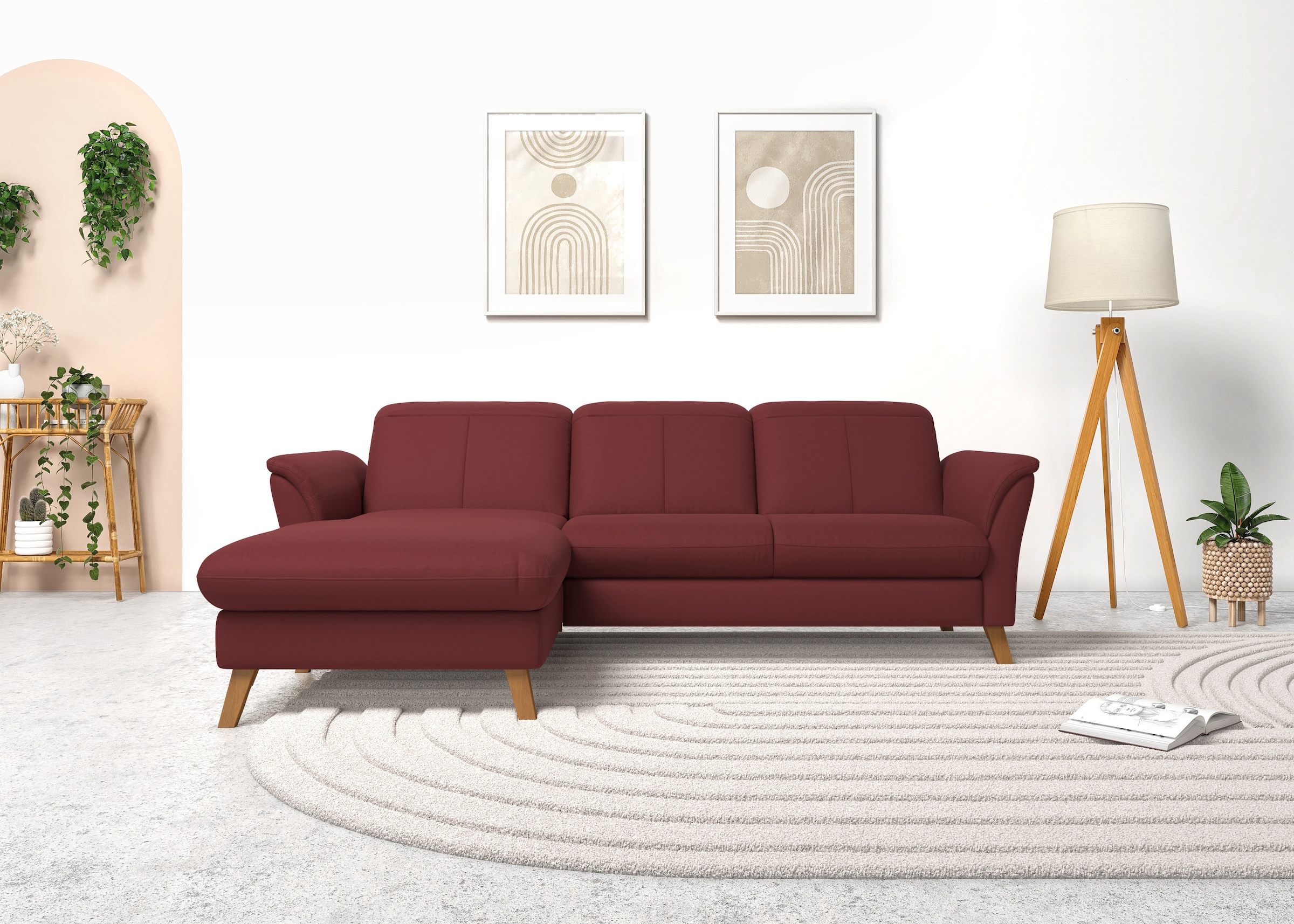 sit&more Ecksofa "Romero L-Form", wahlweise mit oder ohne Relax-Funktion, B günstig online kaufen