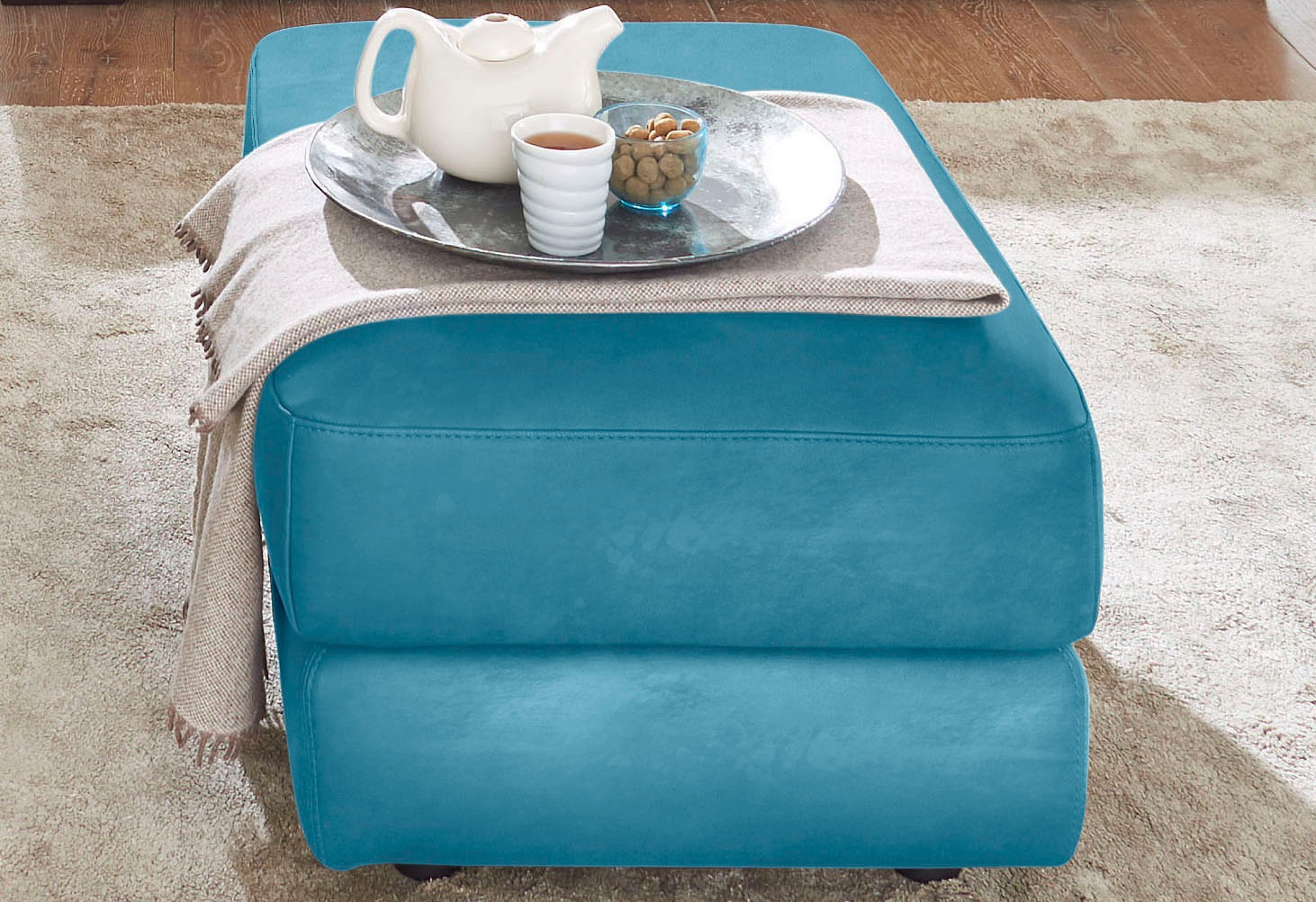CALIA ITALIA Hocker »Gaia, in edlem Design und mit erstklassigem Sitzkomfor günstig online kaufen