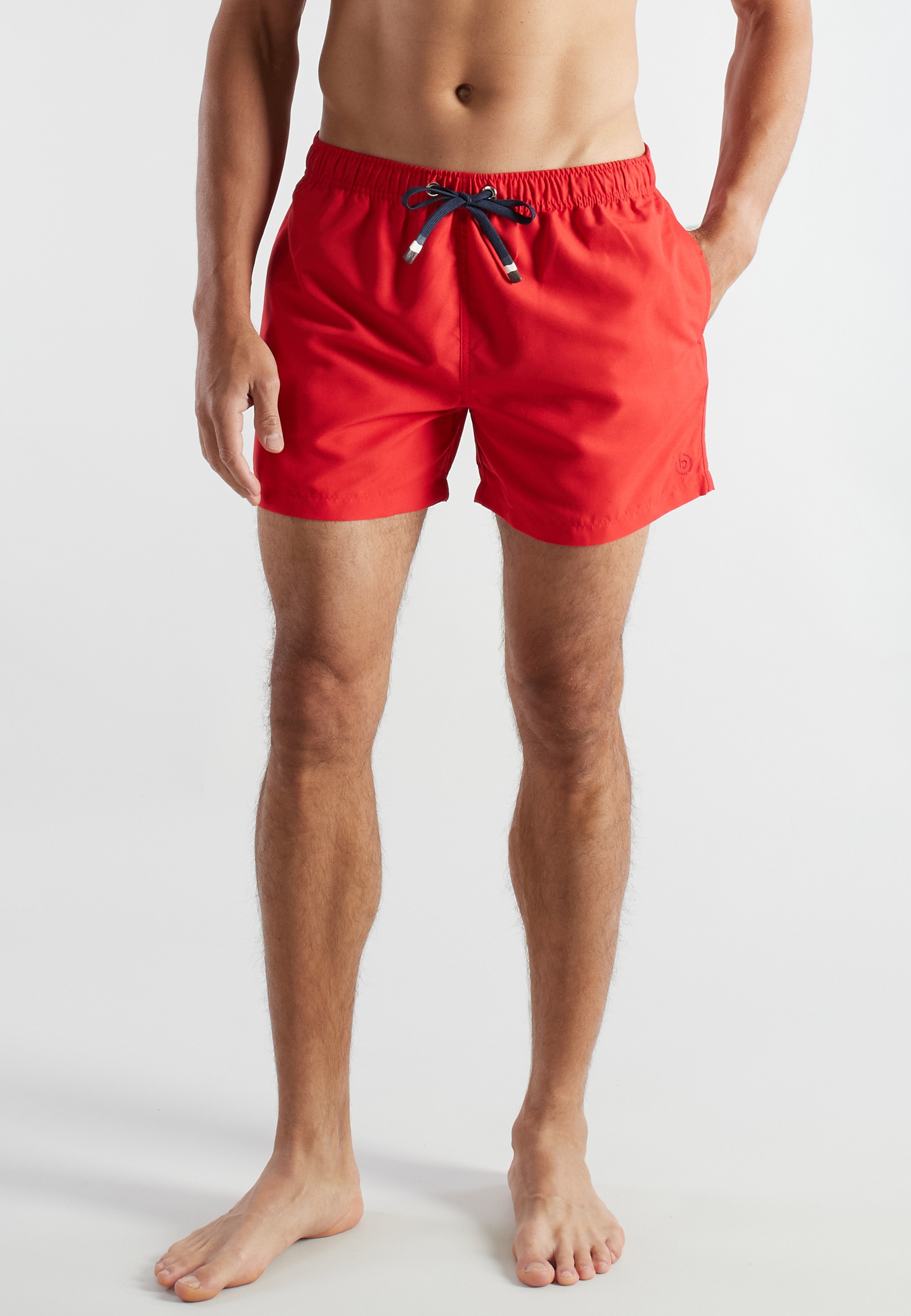 bugatti Badeshorts basic, mit Kordelzug, bequem