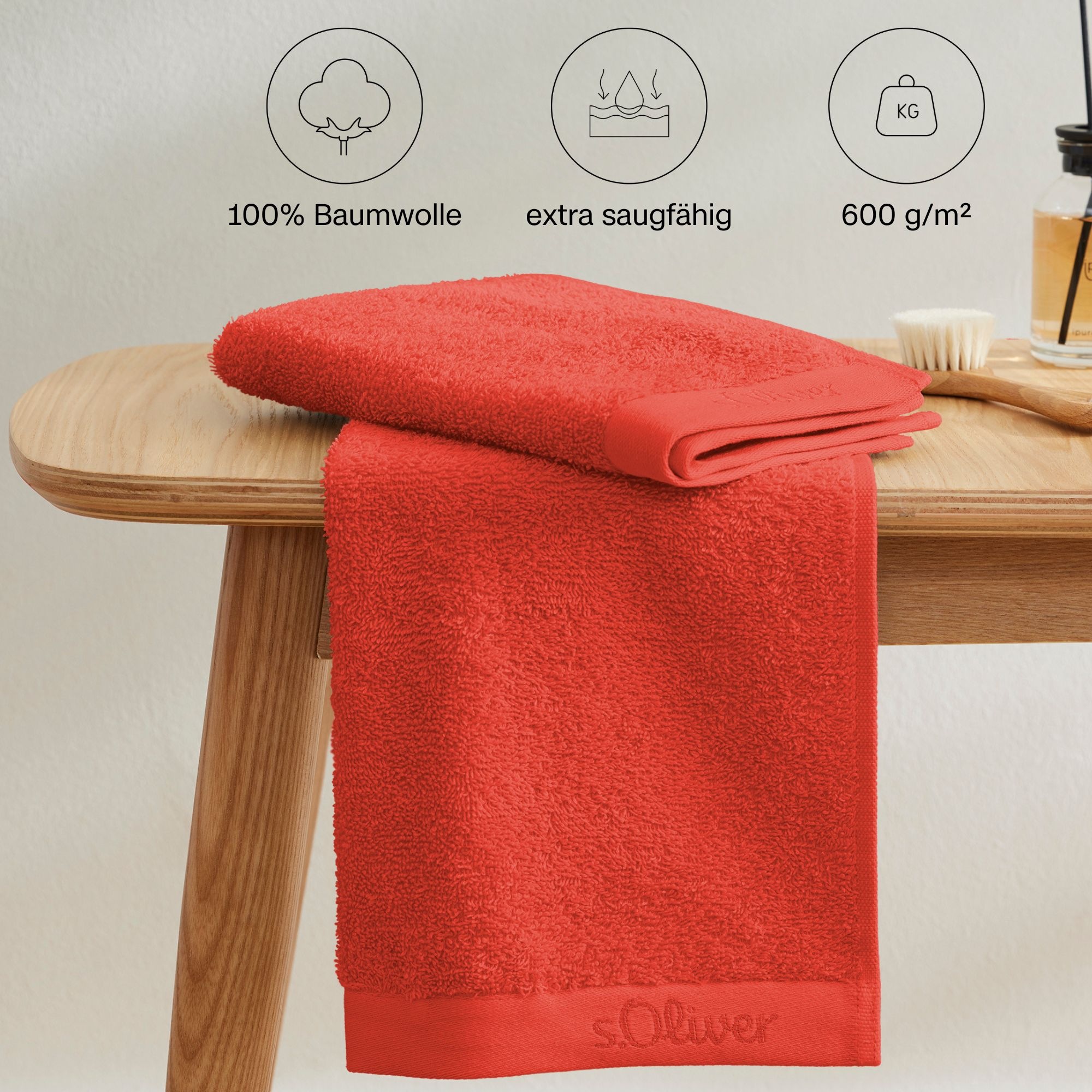 s.Oliver Handtuch Set »s.Oliver, Premium Qualität, 600 gr/m²«, (Set, 6 St., günstig online kaufen