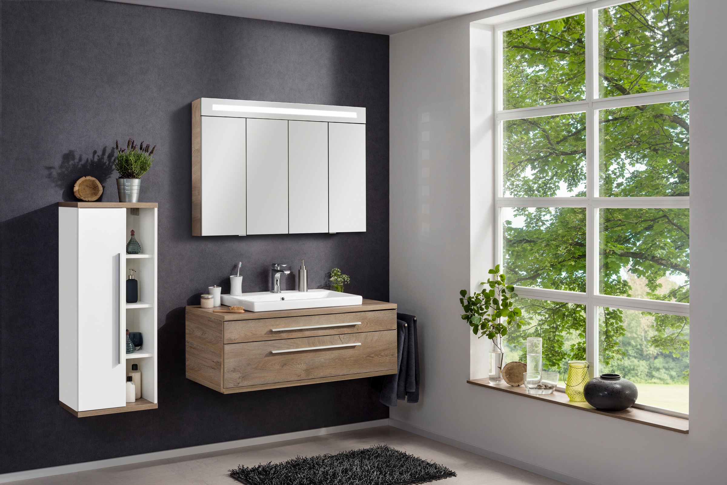 FACKELMANN Waschtisch »Waschplatz-Set STANFORD« 3 tlg. 3-teilig günstig online kaufen