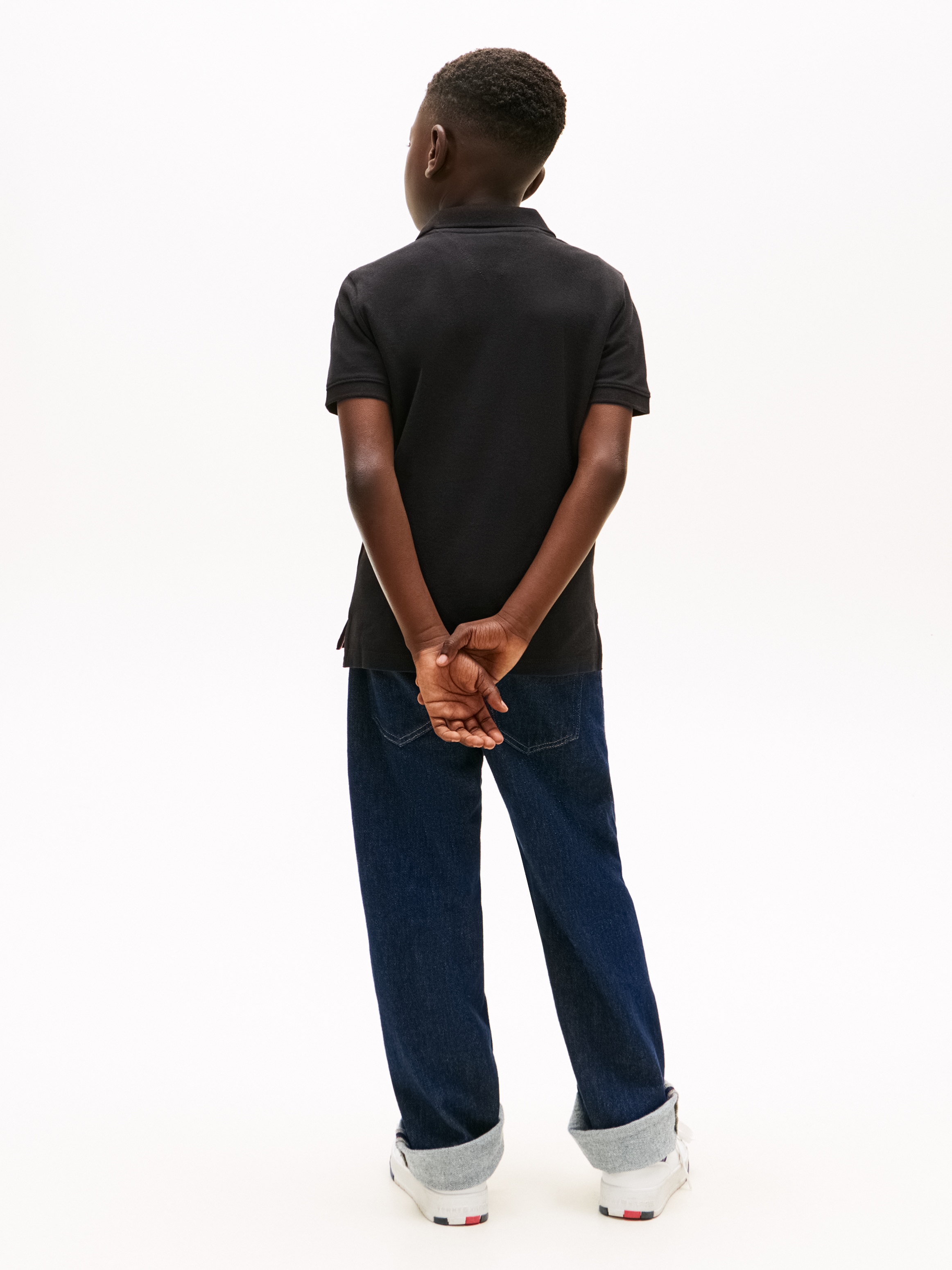 Tommy Hilfiger Poloshirt »FLAG POLO SS« mit Logostickerei