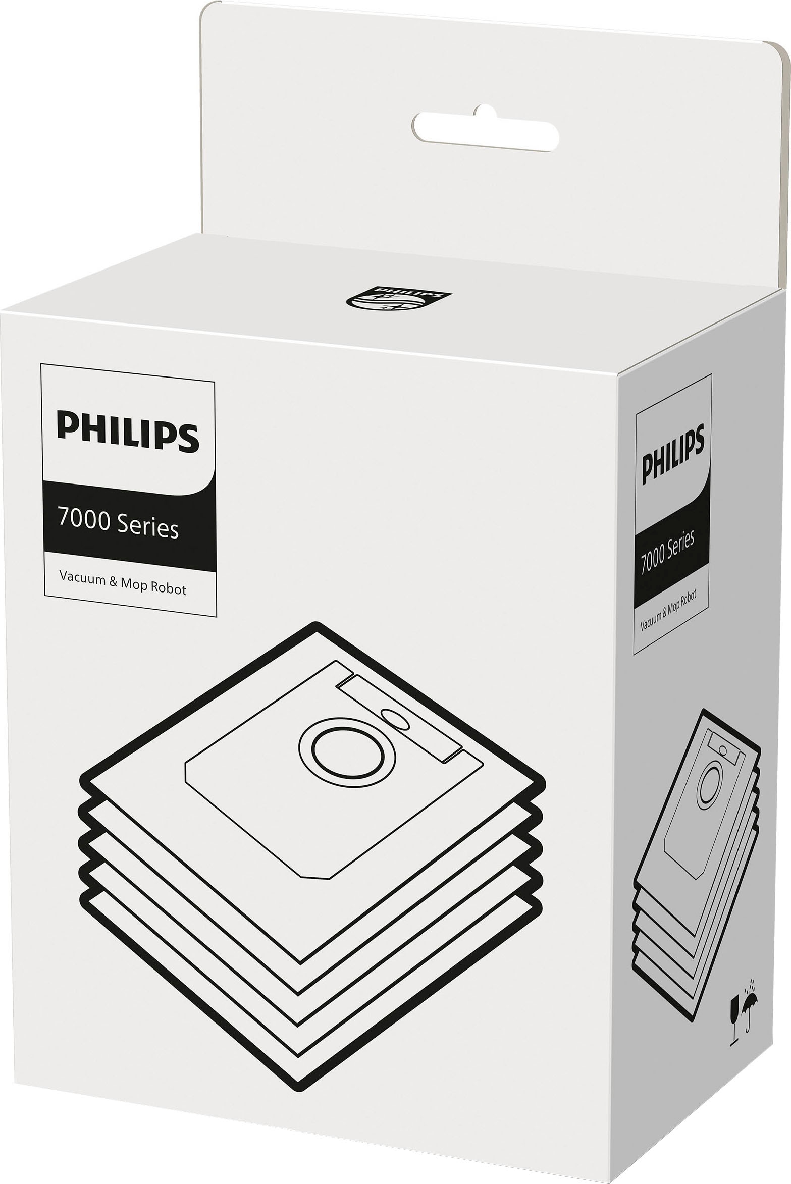 Philips Staubsaugerbeutel »XV1472/00«, (Packung, online St.), und Saugroboter für 5 XU7000/01 kaufen XU7100/01