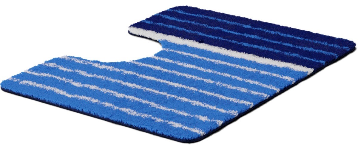 Batex WC-Vorleger "Tandea", blau, WC-Vorleger, 1 Stk.
