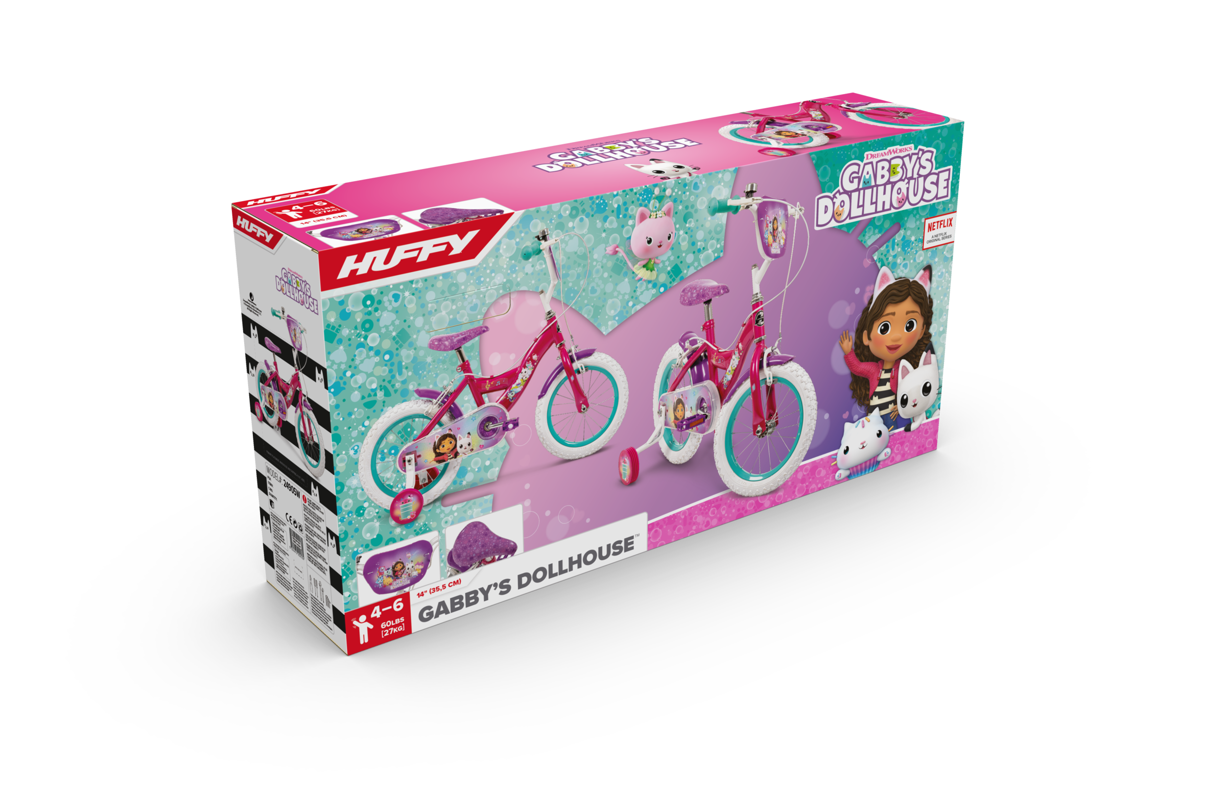Huffy Kinderfahrrad »Gabby's Dollhouse 14-Zoll-Kinderfahrrad von Huffy«