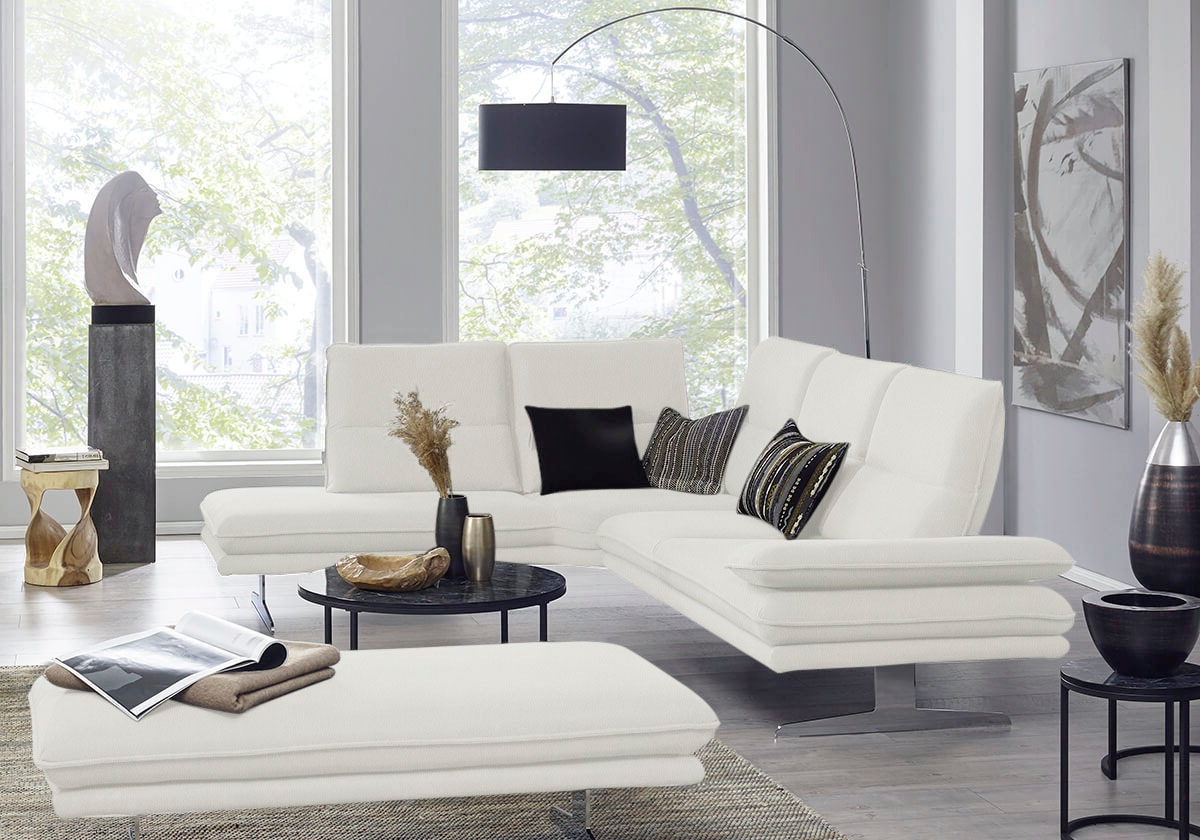 W.SCHILLIG Ecksofa »broadway, Designsofa, mit tollem Sitzkomfort, L-Form«, günstig online kaufen