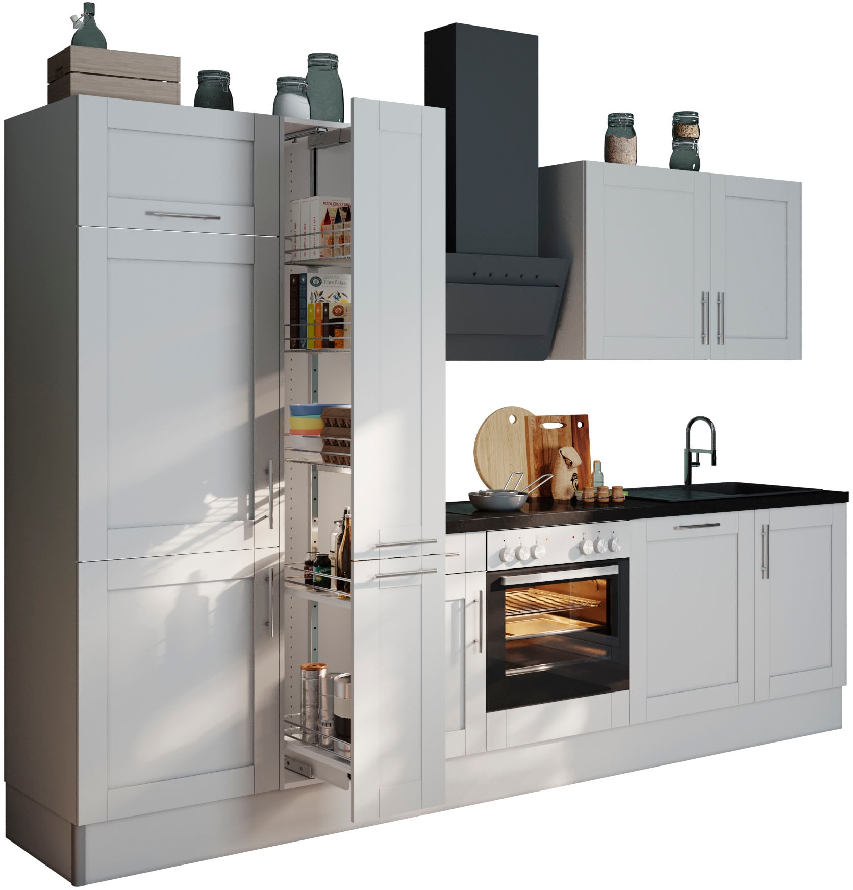OPTIFIT Küche »Ahus«, Breite 310 cm,wahlweise mit E-Geräten,MDF  Fronten,Soft Close Funktion auf Raten kaufen