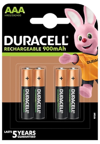 Duracell Batterie »4er Pack Rechargeable AAA 900mAh«, (Packung, 4 St.) kaufen