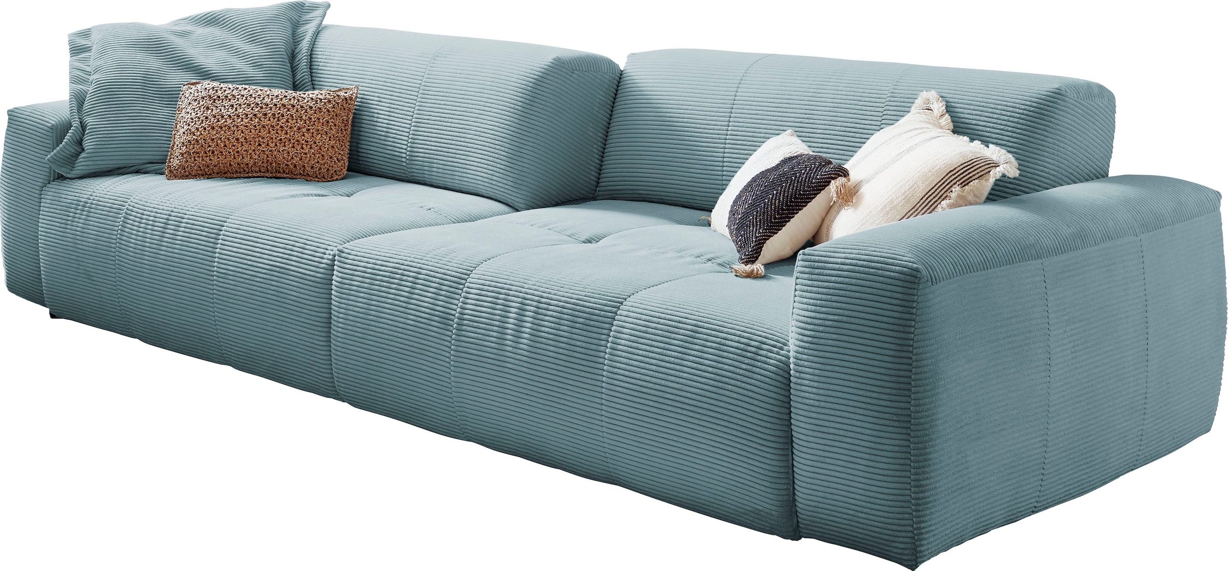 Big-Sofa Rückenlehne, Zwei in verstellbare Bezug online kaufen »Yoshy«, 3C Candy durch Cord Sitztiefen