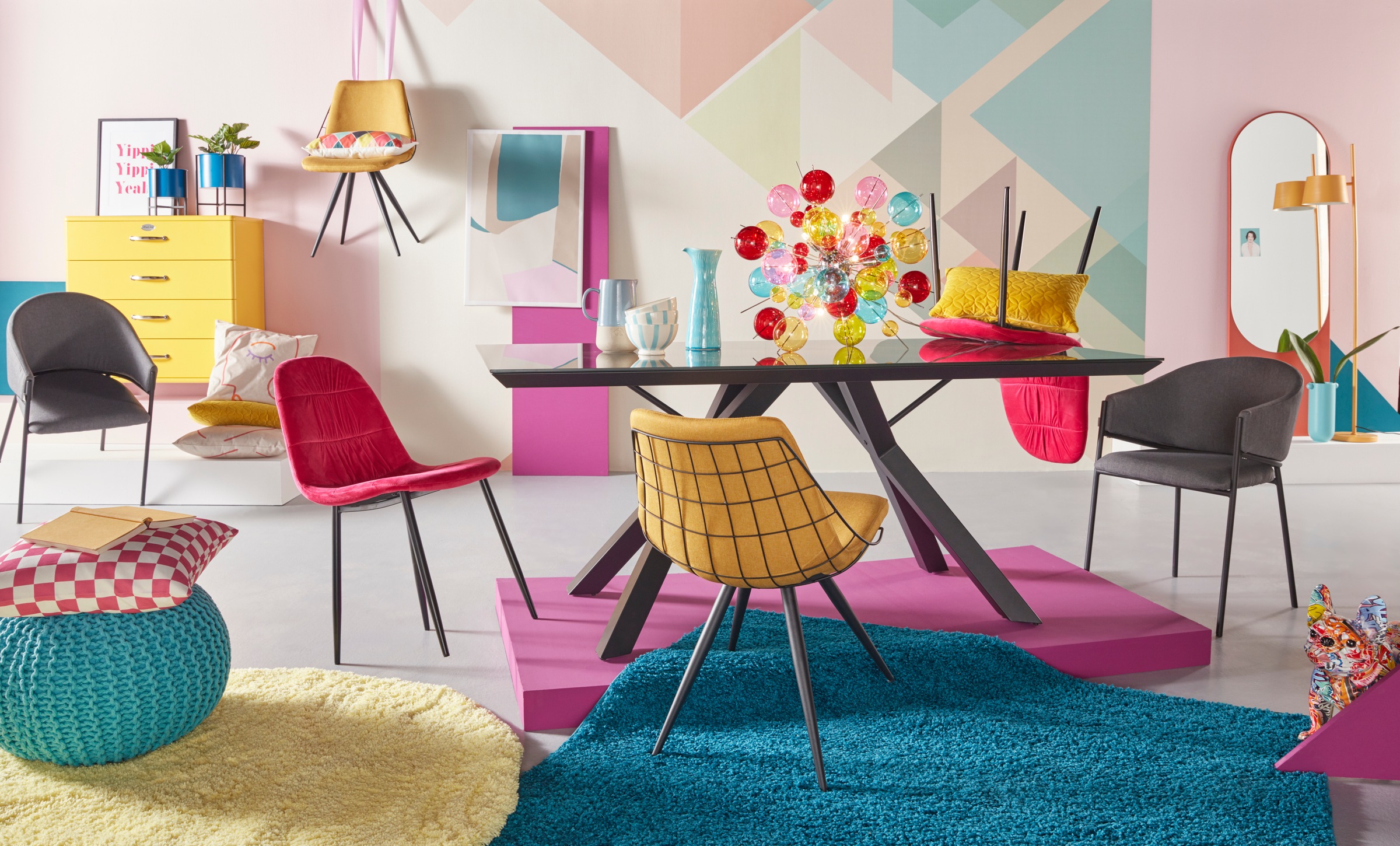 MCA furniture Esstisch »Everett, TOPSELLER!«, (Esstisch, Glastisch), mit Gl günstig online kaufen