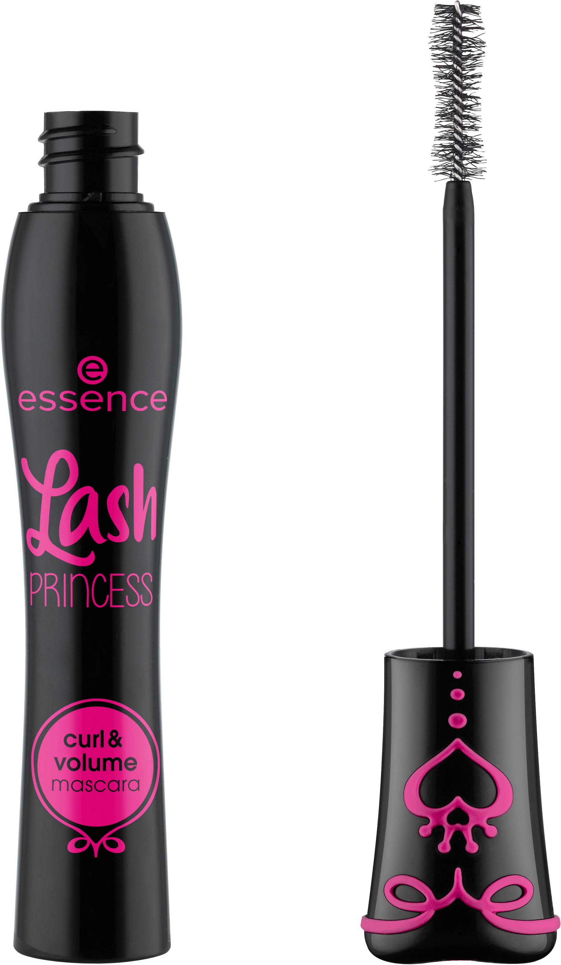 Essence Mascara »Lash PRINCESS curl & volume mascara«, (Set, 3 tlg.), mit einzigartigem Design