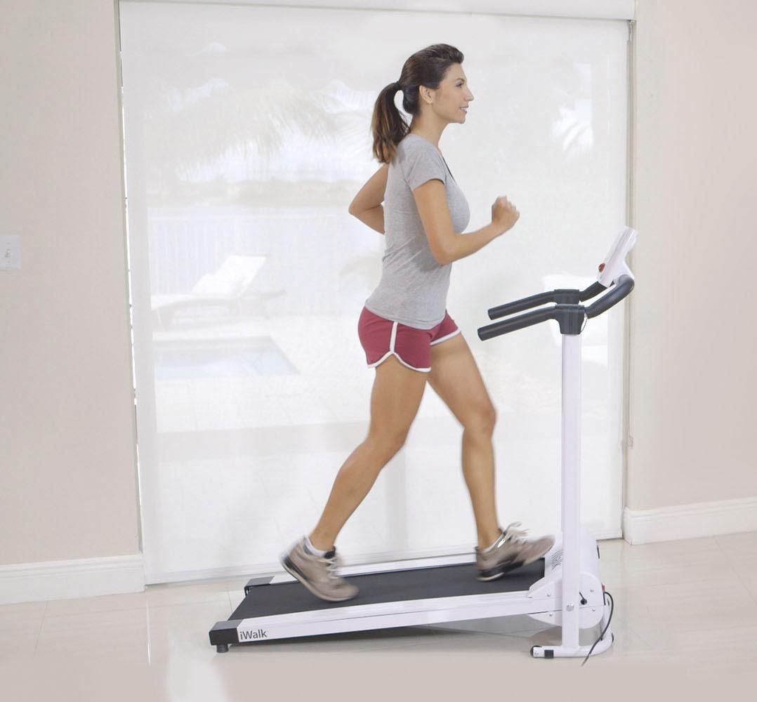 MediaShop Laufband »IWALK«, mit extragroßer Lauffläche von 120 x 40 cm und zusammenklappbar
