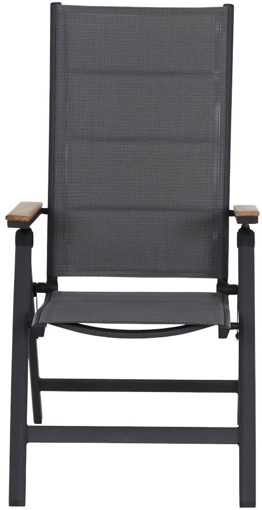 Siena Garden Gartensessel »Tesoro Klappsessel 2er-Set FSC« Set, 2 Stk. tlg. Alu, Textil, Teak FSC 100 %