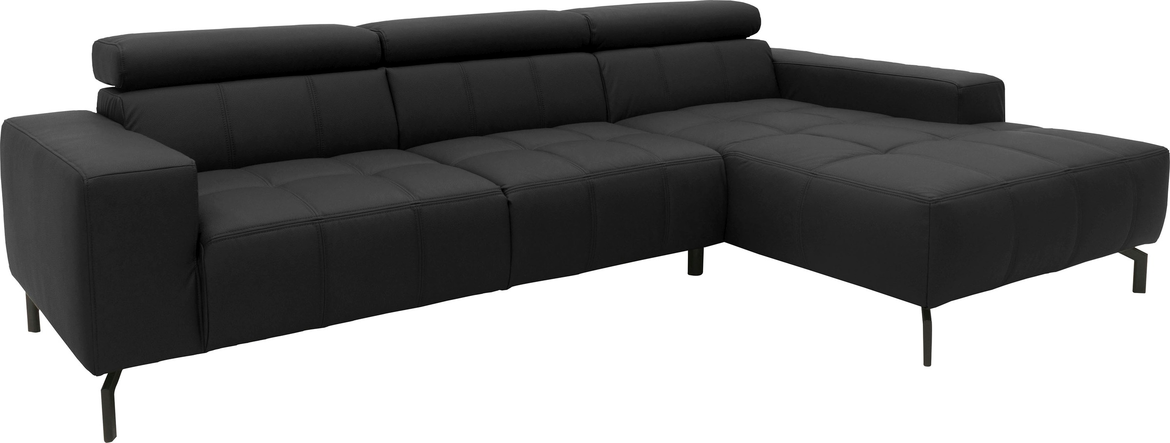 DOMO collection Ecksofa »Cunelli tolle Sitznähte als Designelement, fester günstig online kaufen