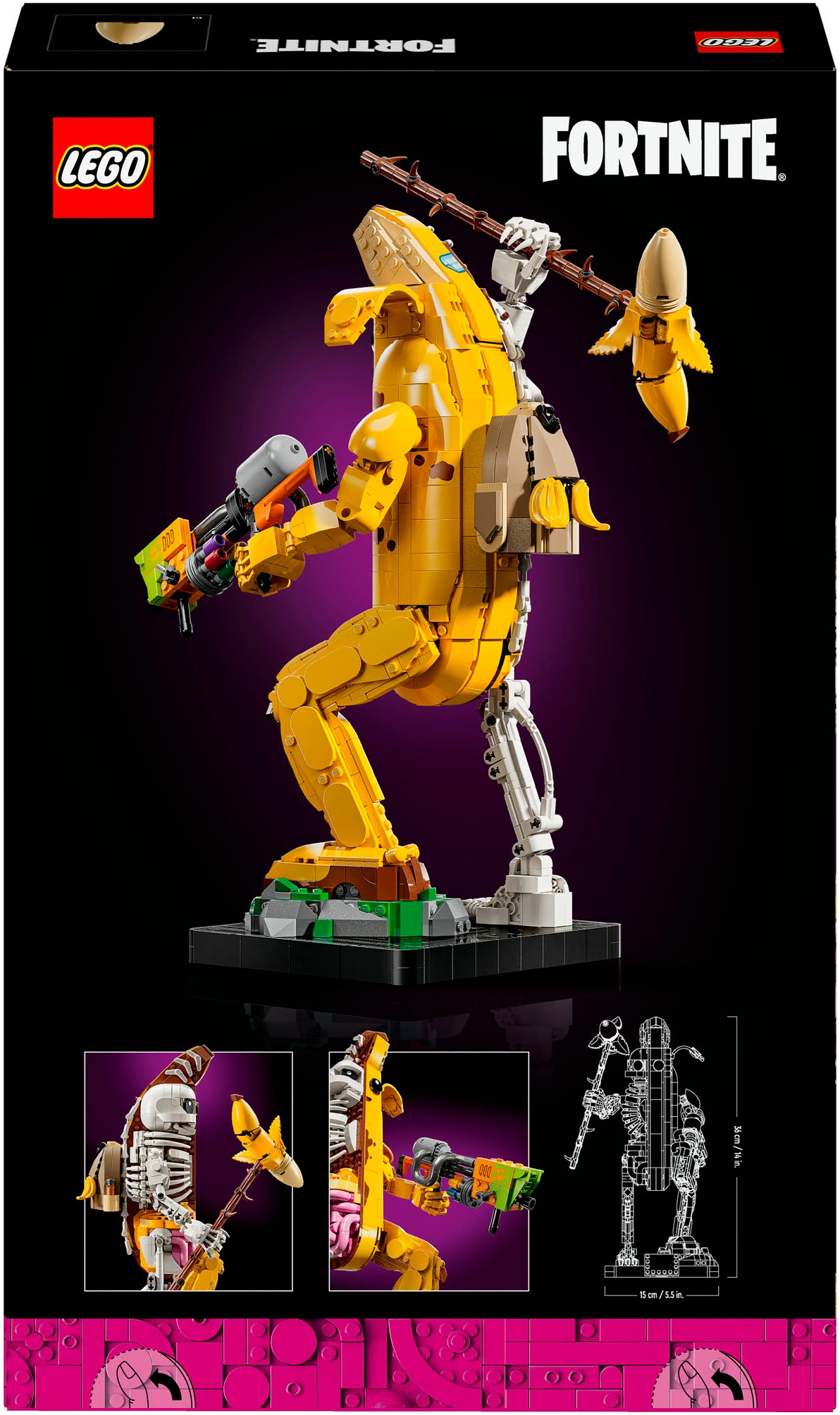 LEGO® Konstruktionsspielsteine »Knochen-Schali (77072), LEGO Fortnite«, (1414 St.), Made in Europe