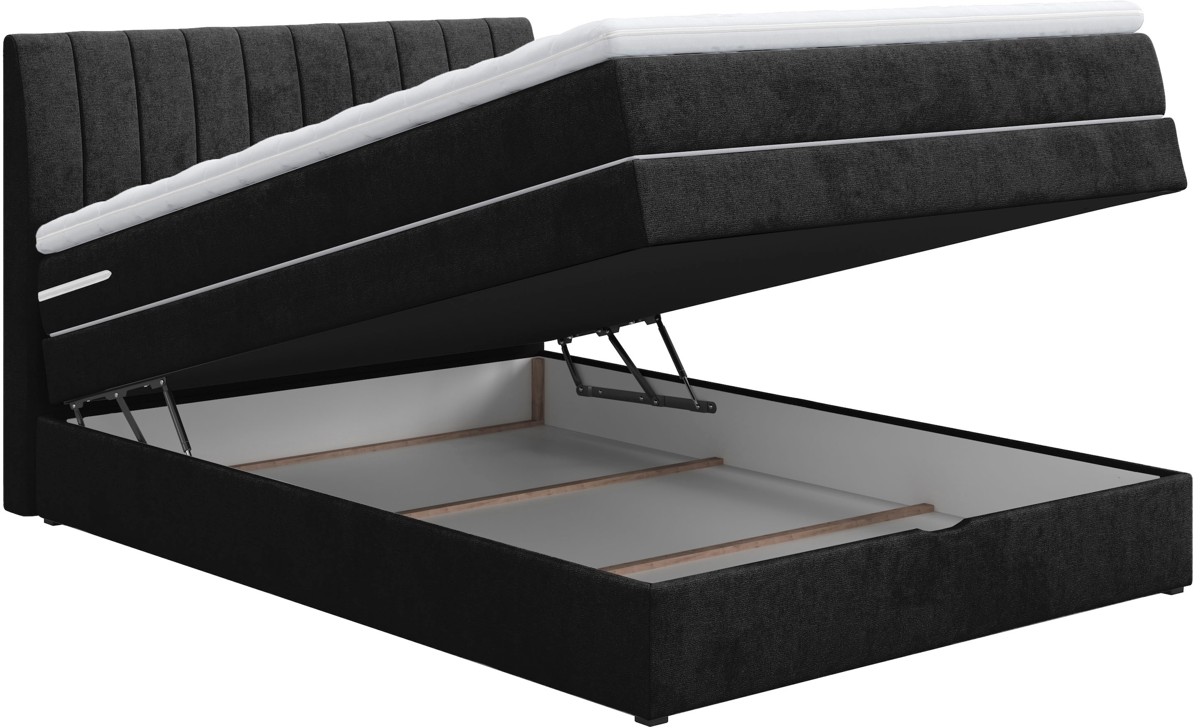 COTTA Boxspringbett »Shark inkl. Bettkasten und Topper«, erhältlich in den Breiten 140x200cm, 160x200cm und 180x200cm