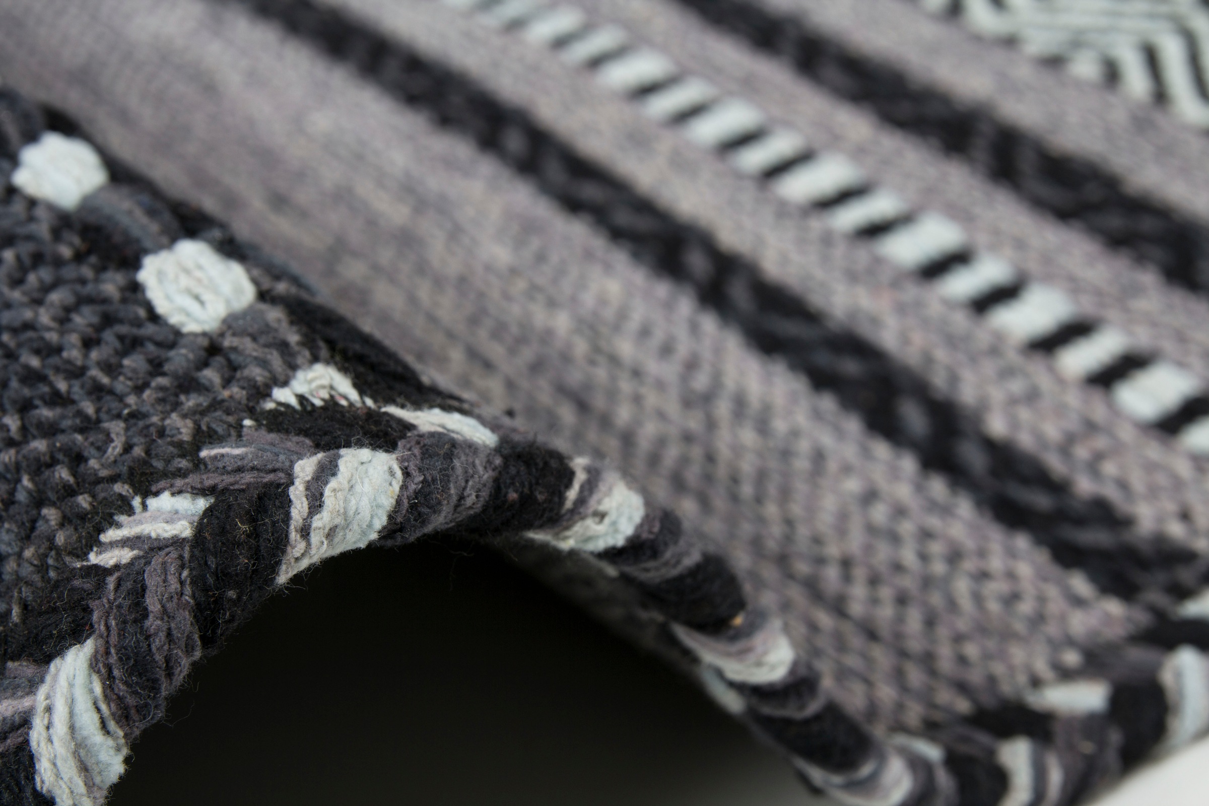 Kayoom Teppich »Alhambra 335«, rechteckig, 5 mm Höhe, Maschinell gewebter Flachflor-Teppich, 100% Baumwolle, Ethno-Design
