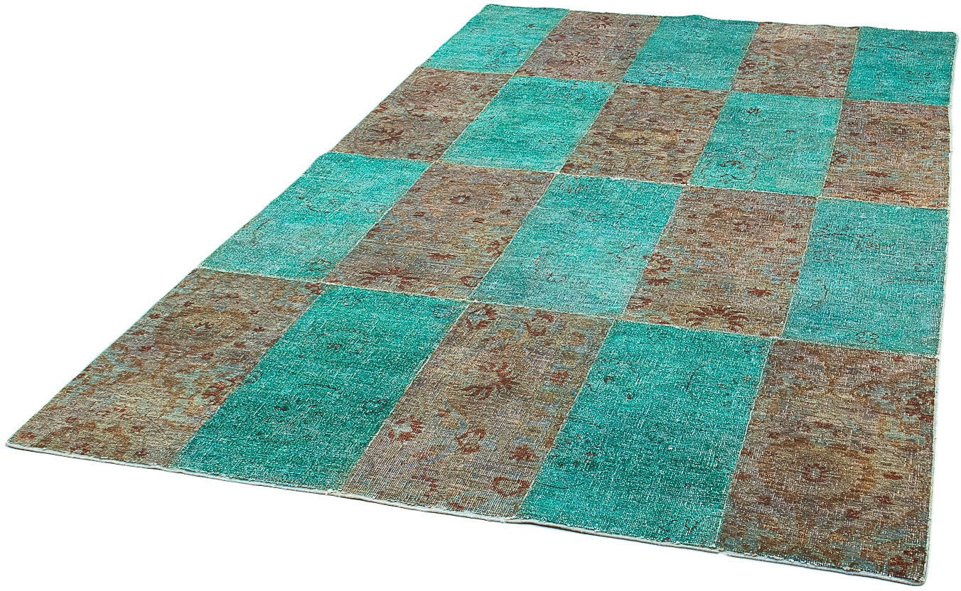 morgenland Wollteppich »Patchwork Patchwork 243 x 149 cm«, rechteckig, 8 mm günstig online kaufen