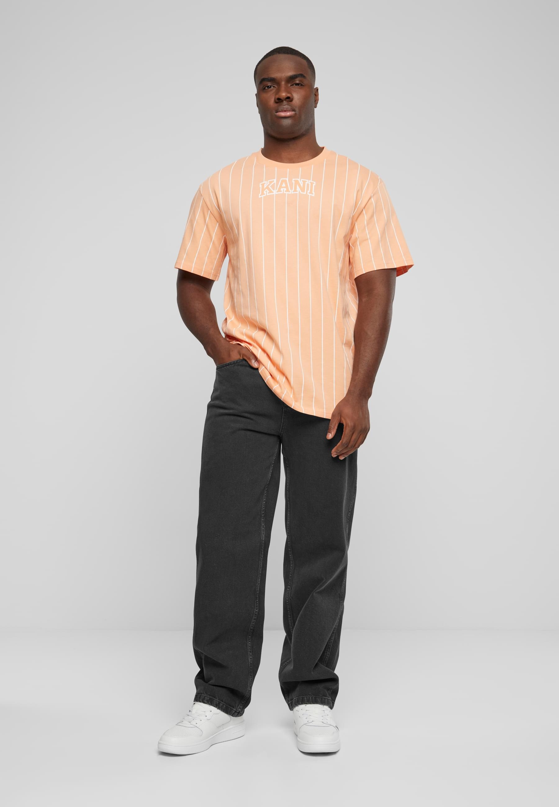 Karl Kani T-Shirt »Karl Kani Herren KM241-025-2 Karl Kani Small Serif Pinstripe Tee« 1 Stk.
