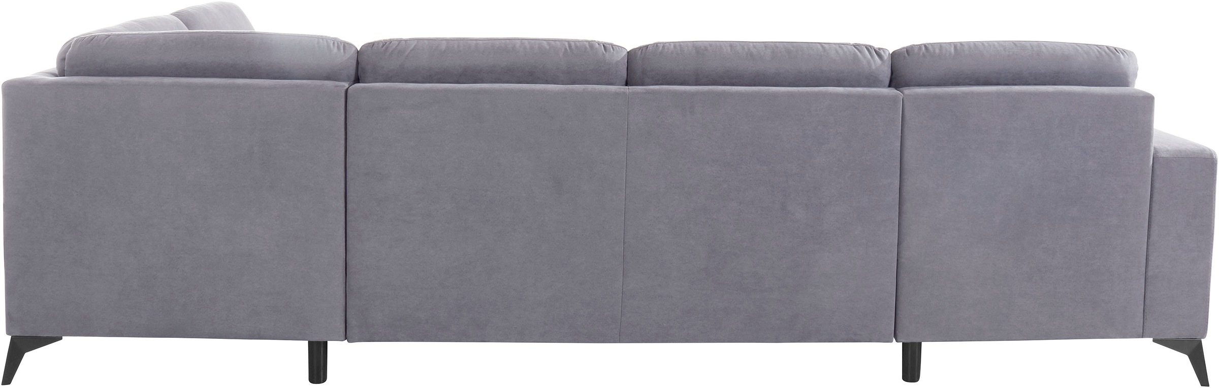 Places of Style Wohnlandschaft »Lolland U-Form«, Wahlweise mit Bettfunktion und Stauraum, auch mit abwischbarem Bezug