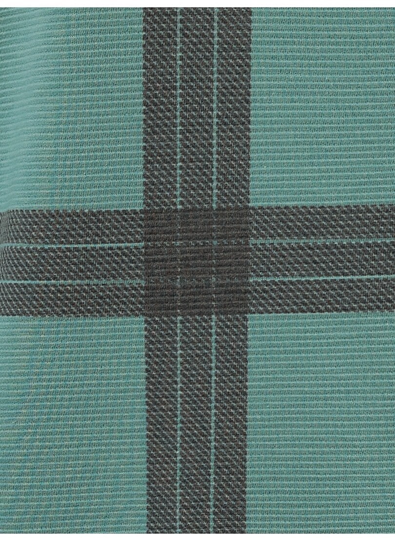 Trigema Sweatshirt »TRIGEMA Stehkragen Pullover mit Karo-Muster«