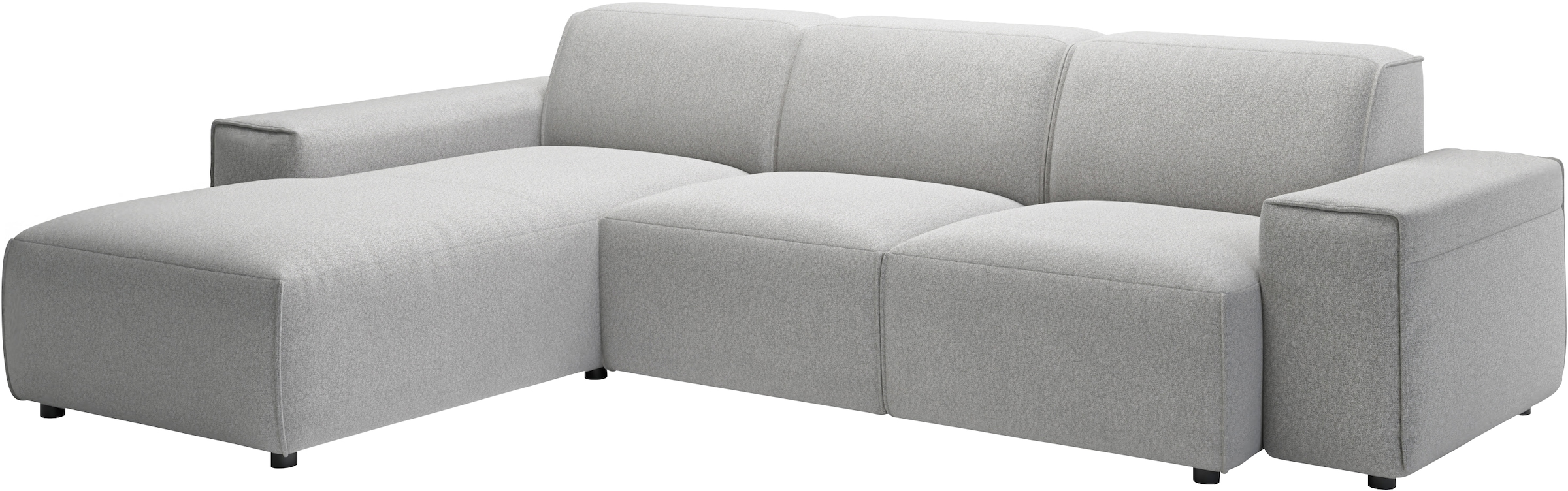 andas Ecksofa »Glimminge L-Form auch in Breitcord, Feincord + Easy care-Bezug,«, Breite 264, Zierkissen
