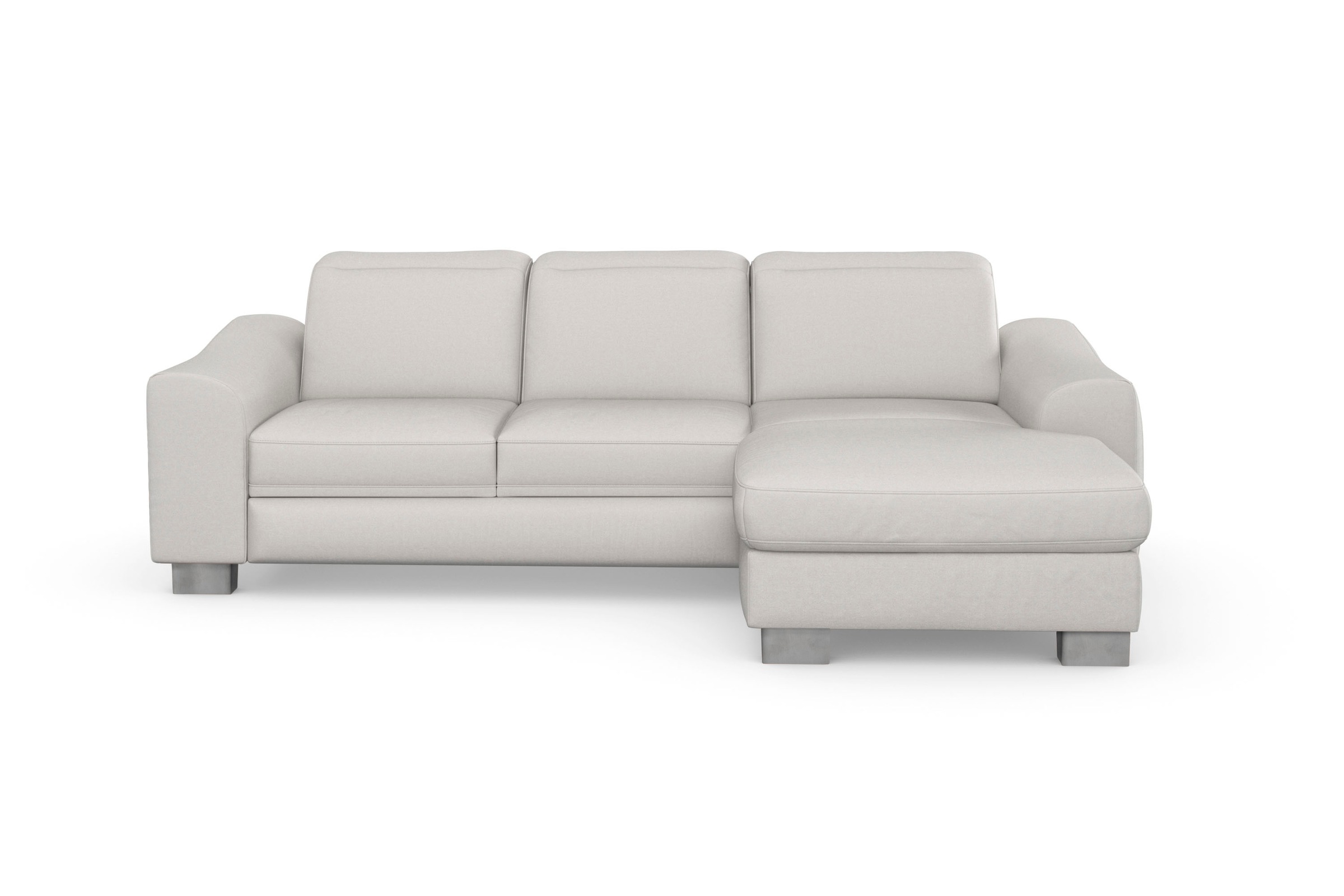sit&more Ecksofa »Dundee L-Form«, mit Federkern und Edelstahlfüßen, wahlwei günstig online kaufen