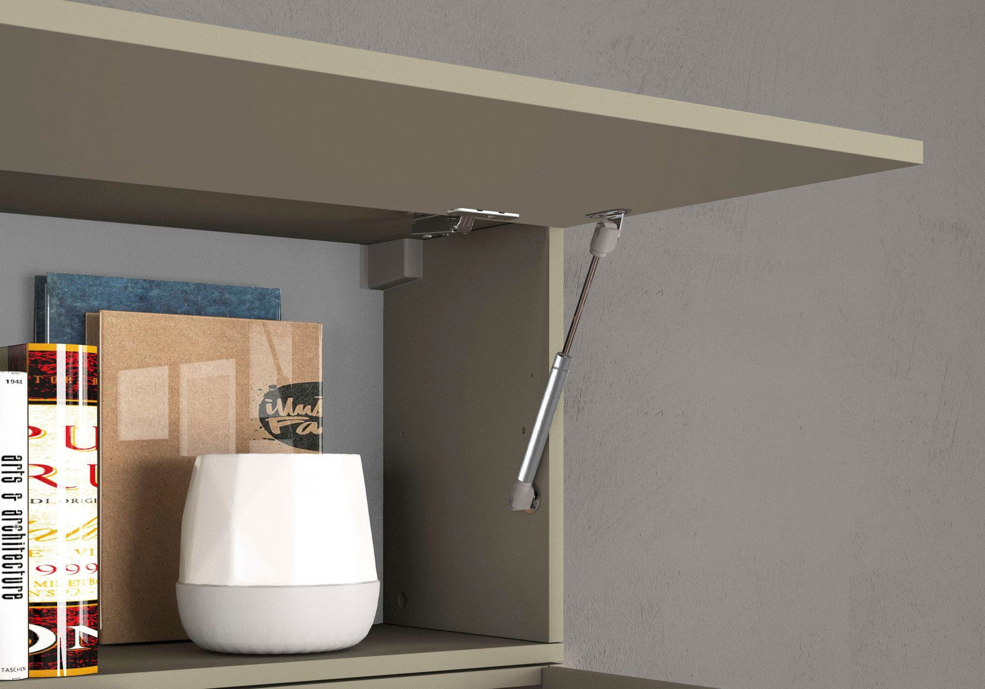 INOSIGN Wohnwand »Chronos Wohnwand, Medienwand, 8-er set« Set, 8 Stk. tlg.