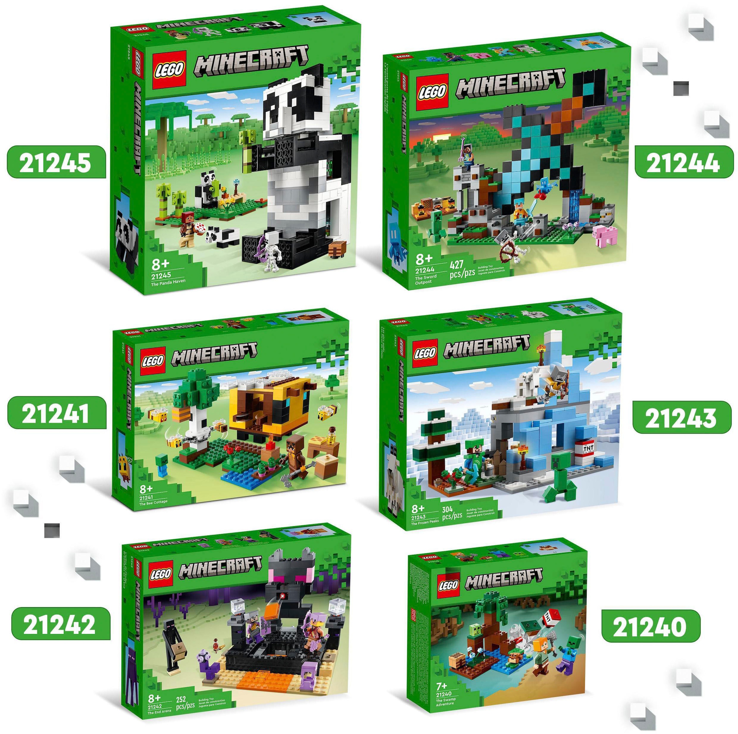 LEGO® Konstruktionsspielsteine »Das Sumpfabenteuer (21240), LEGO® Minecraft«, (65 St.), Made in Europe