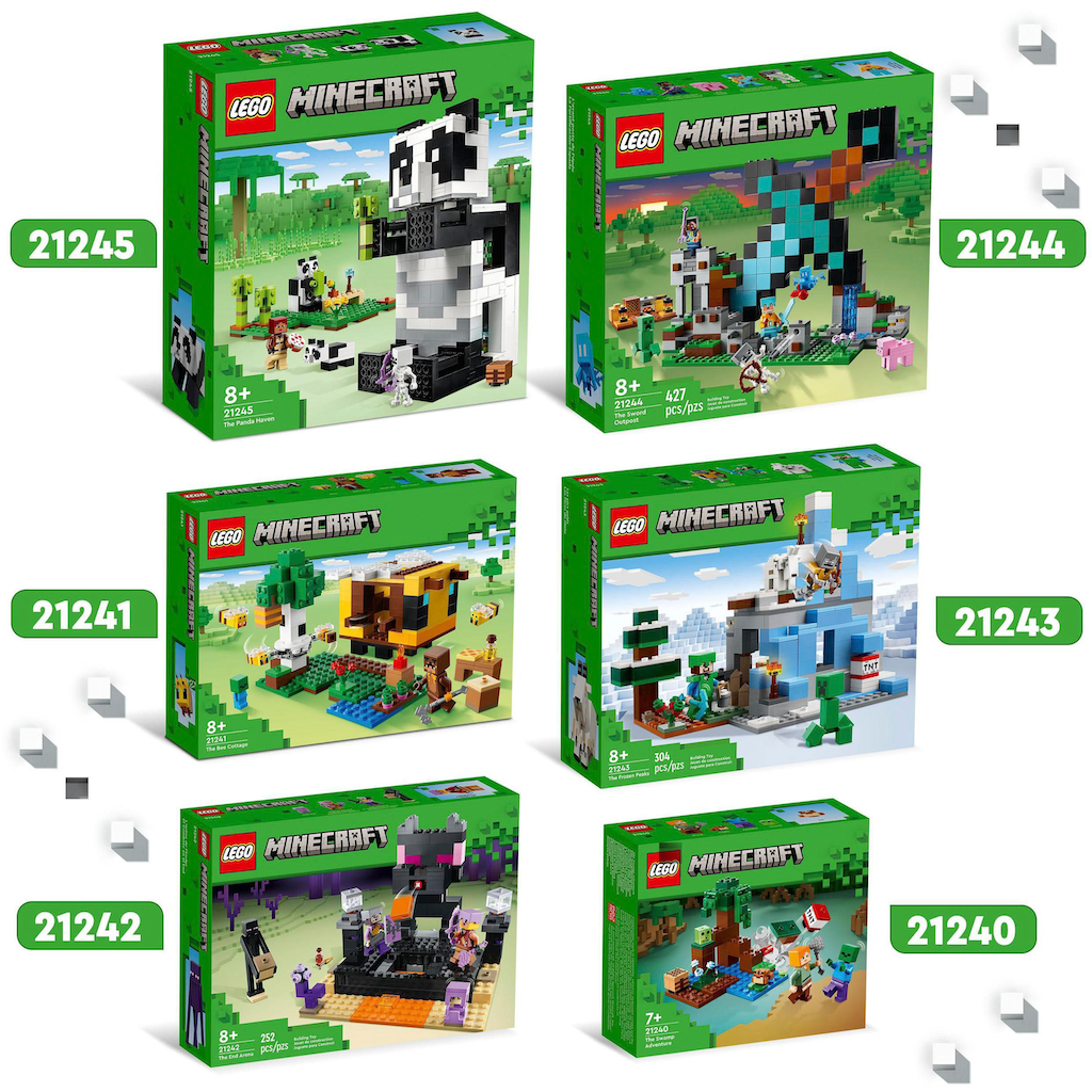 LEGO® Konstruktionsspielsteine »Das Sumpfabenteuer (21240), LEGO® Minecraft«, (65 St.)