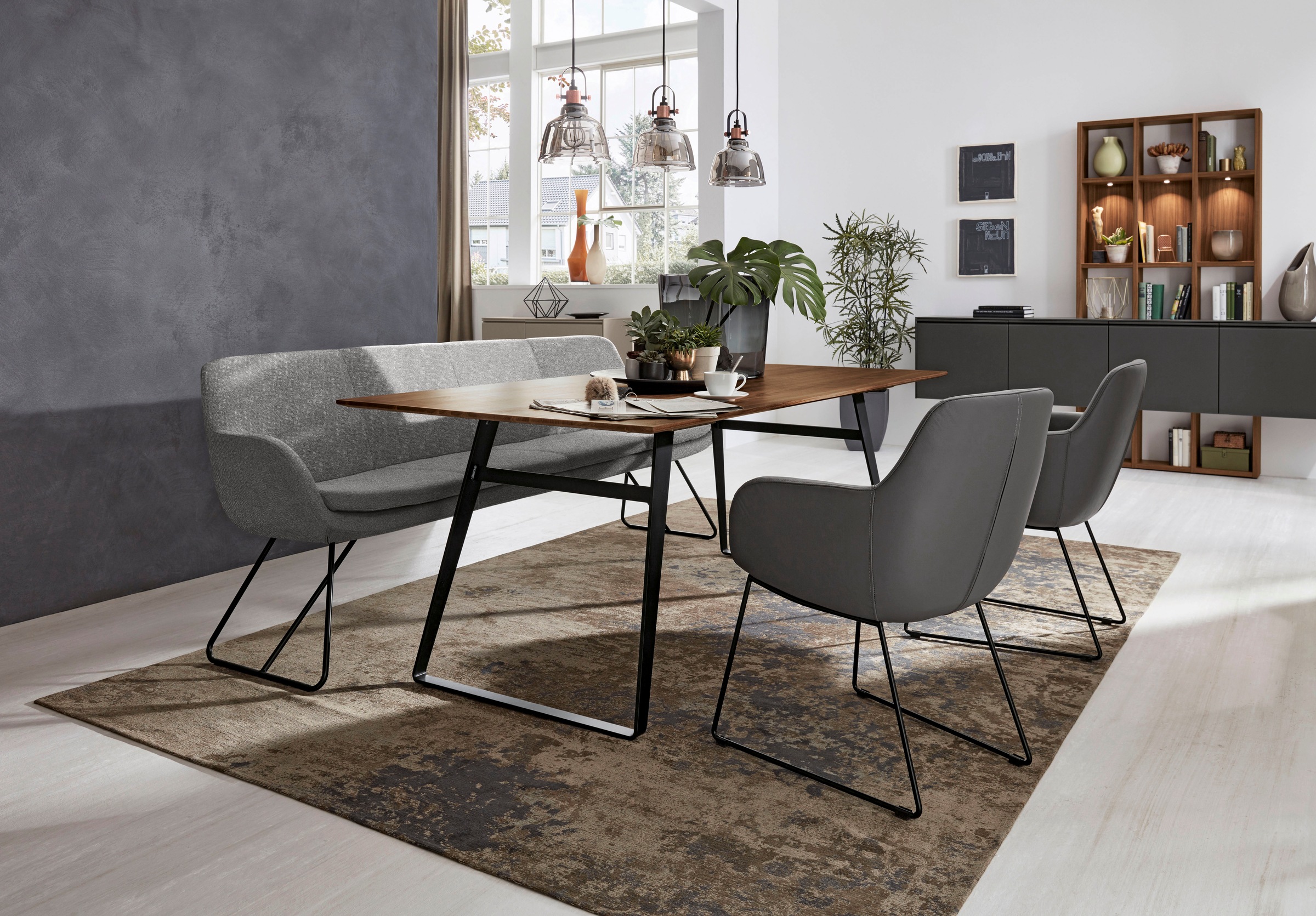 Musterring Essbank "Tavia" Schlittengestell in drei Ausführungen, Breite 18 günstig online kaufen