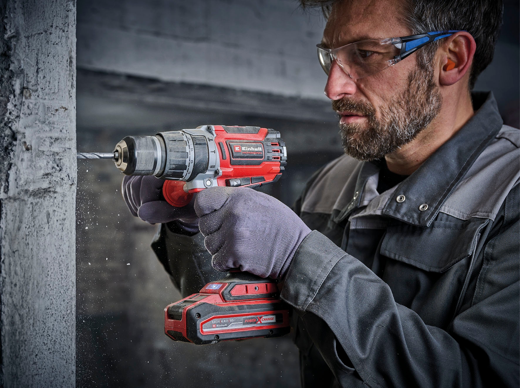 Einhell Akku-Schlagbohrschrauber »PROFESSIONAL TP-CD 18/70 BL (1x4,0 Ah PLUS)«, Inkl. Akku und Ladegerät