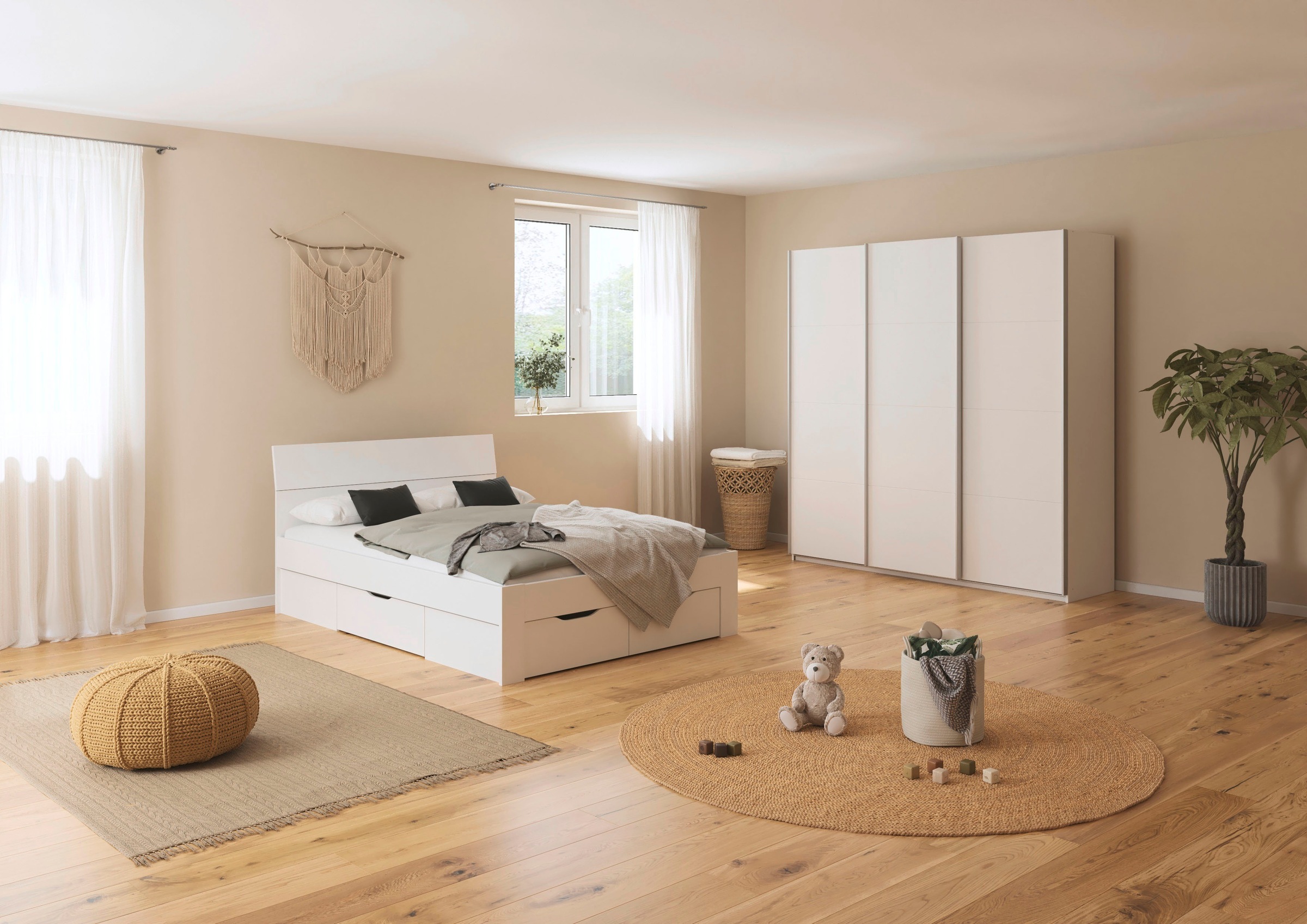 rauch Bett »Einzelbett Doppelbett Stauraum FLEXX Breiten 90/140/180 cm« Einzelbett Doppelbett Stauraum FLEXX Breiten 90/140/180 cm