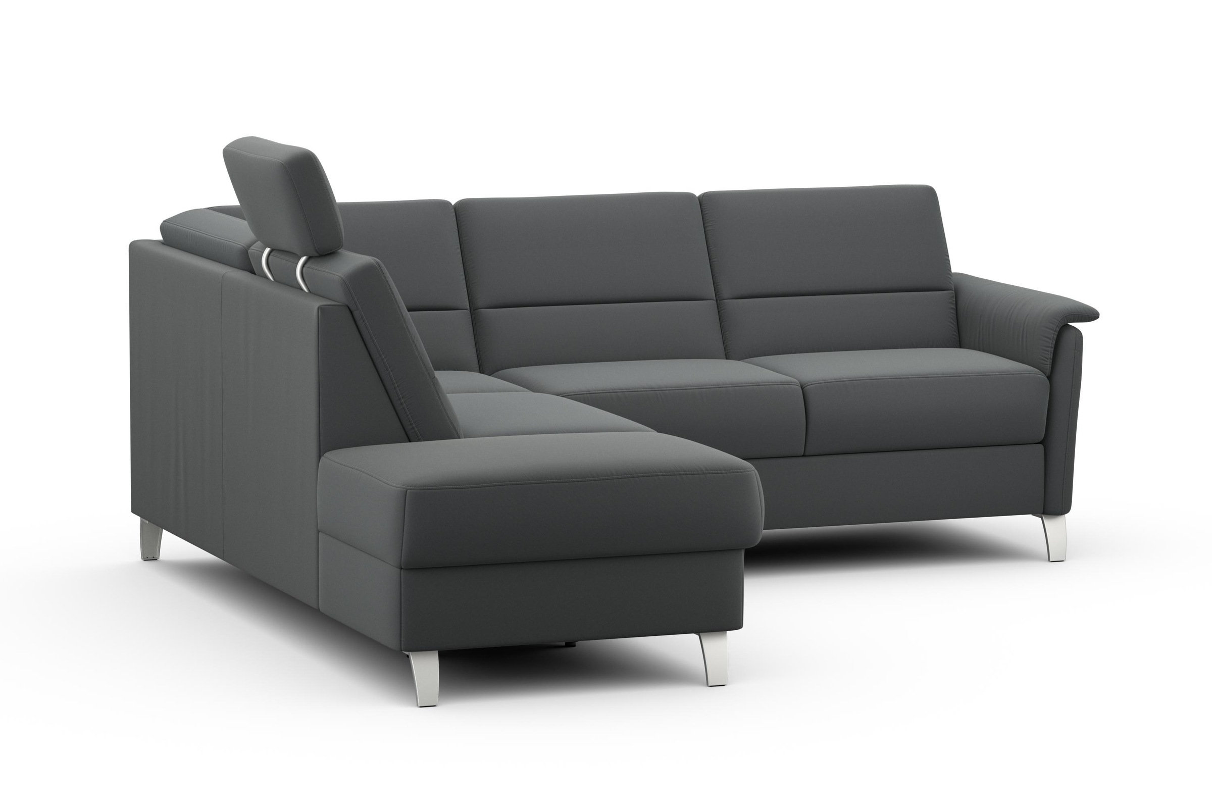 sit&more Ecksofa »Palmera L-Form«, Federkern, wahlweise mit Bettfunktion un günstig online kaufen