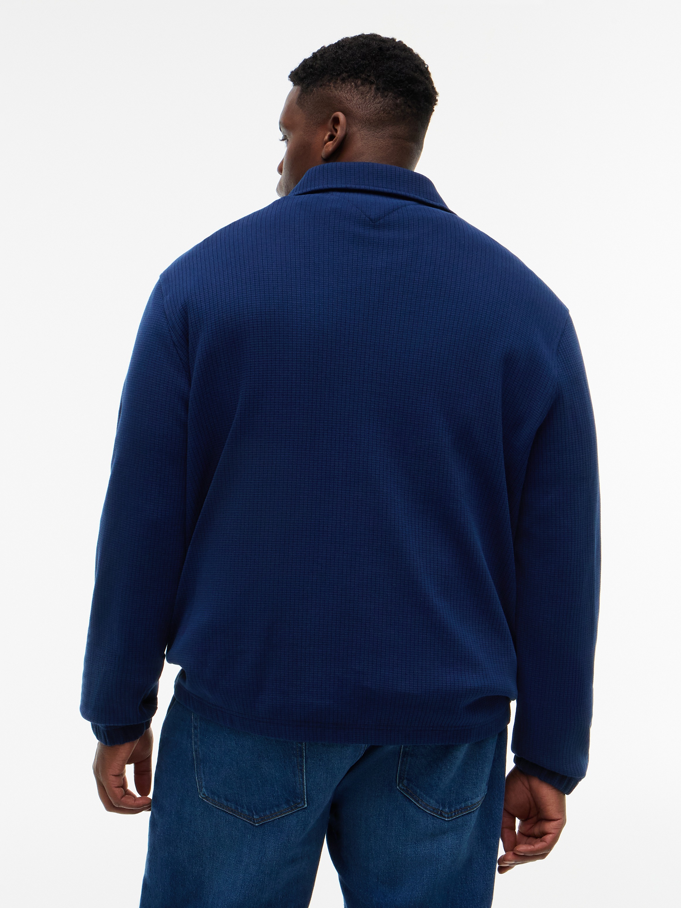 Tommy Hilfiger Big & Tall Strickjacke »BT-SUMMER TEXTURE IVY JACKET« Große Größen