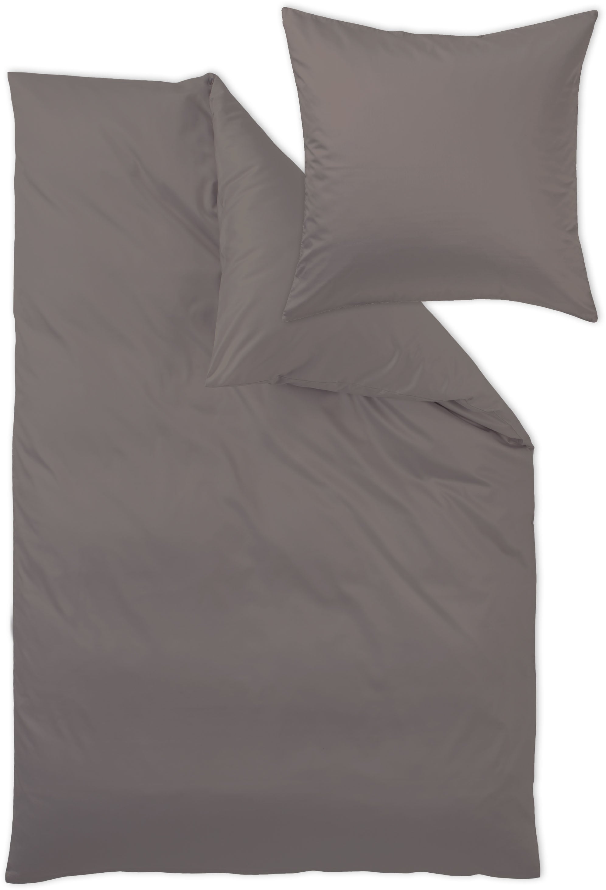 Curt Bauer Bettwäsche »Uni-Mako-Satin aus 100% Baumwolle, Bett- und Kopfkis günstig online kaufen