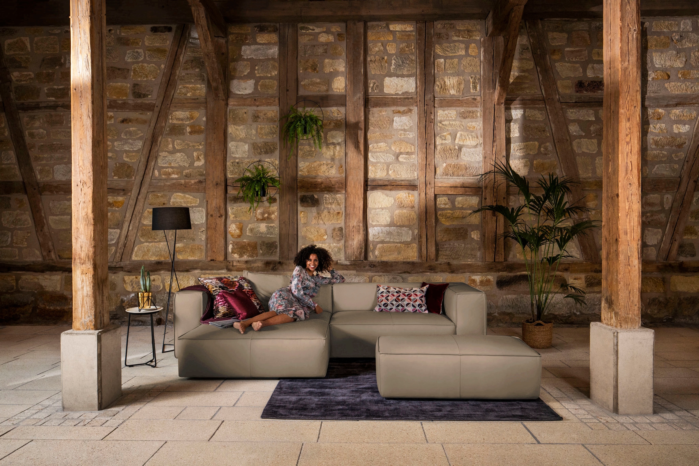W.SCHILLIG Ecksofa »around-the-block, modern und elegant, bequem, L-Form«, günstig online kaufen