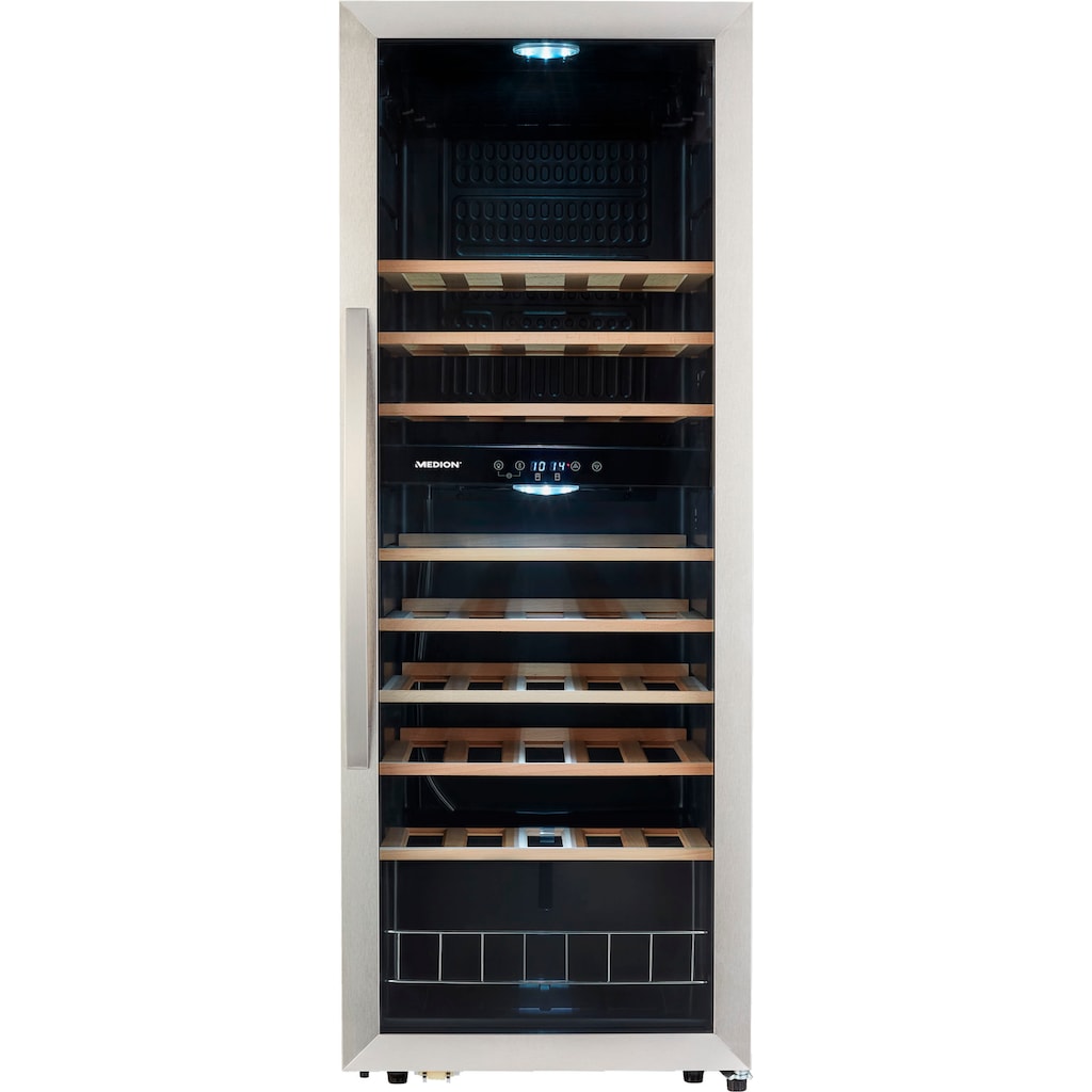 Medion® Weintemperierschrank »MD 37364«, für 54 Standardflaschen á 075l