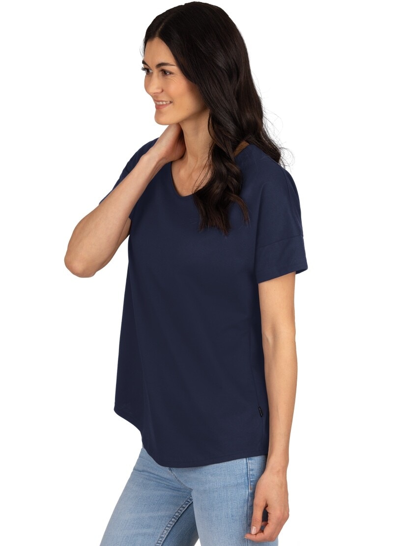 Trigema T-Shirt »TRIGEMA Oversize T-Shirt mit V-Ausschnitt« kaufen