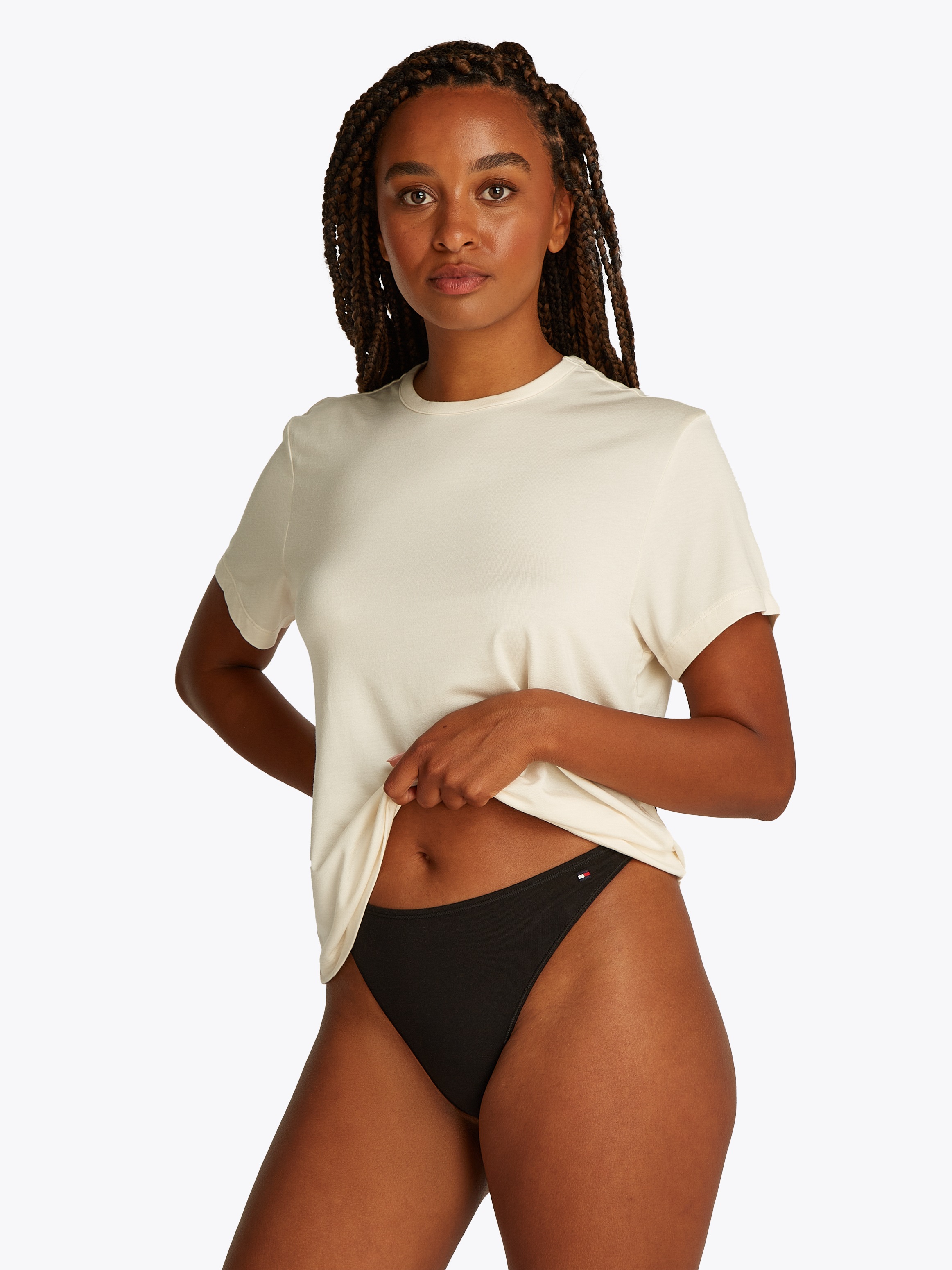 Tommy Hilfiger Underwear Tanga »3 PACK DIPPED THONG«, (Packung, 3 St., 3er), mit Logo