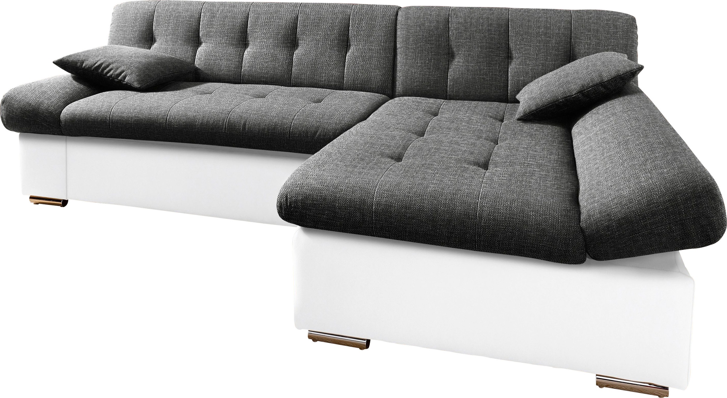 TRENDMANUFAKTUR Ecksofa »Reggae, modern und bequem, aktueller Materialmix, günstig online kaufen