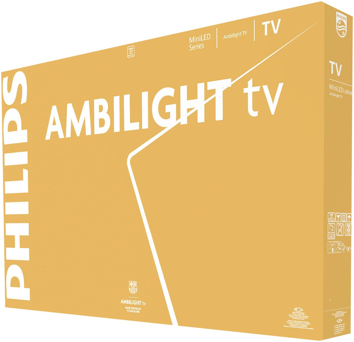 Philips Mini-LED-Fernseher »65MLED910/12«, 4K Ultra HD, Smart-TV