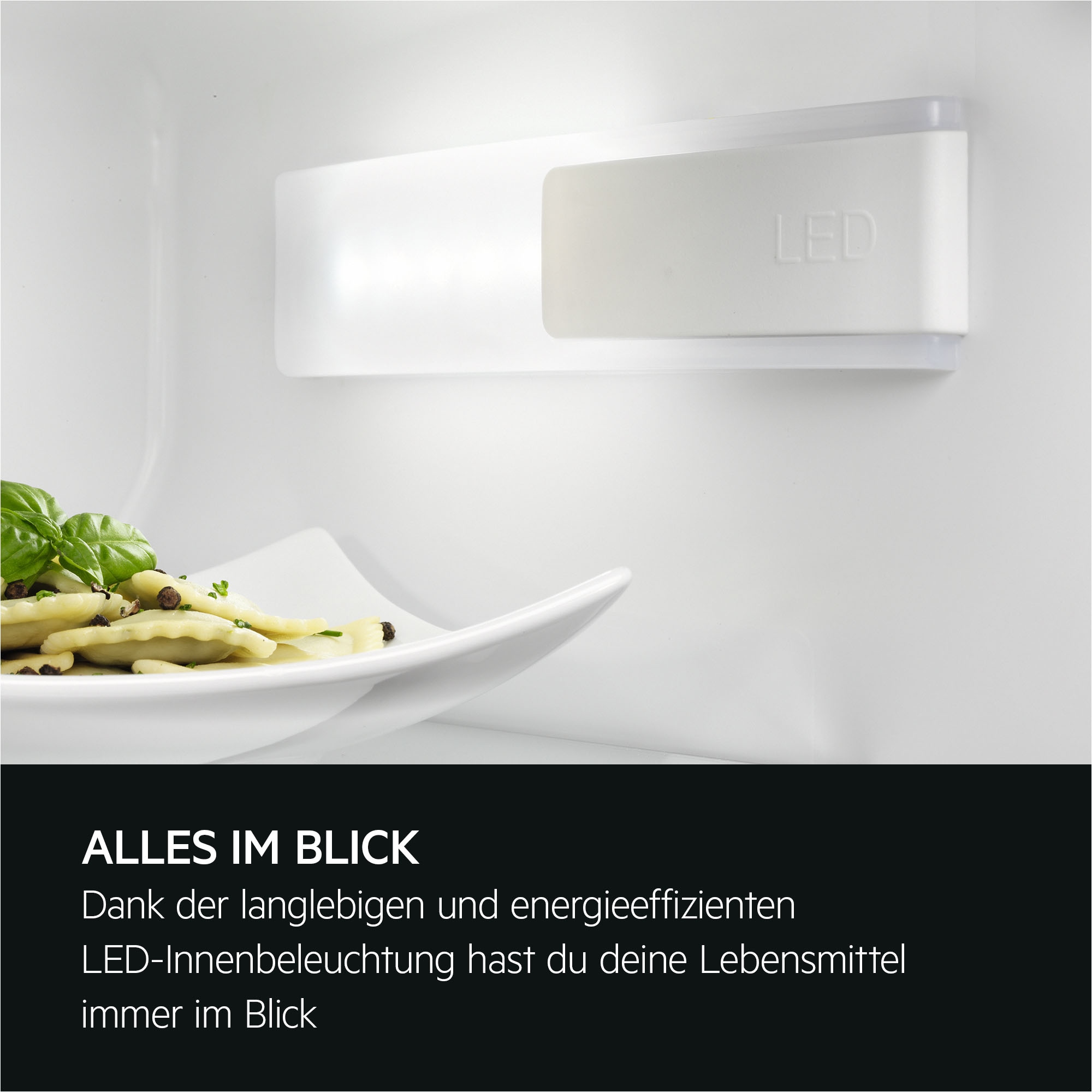 AEG Einbaukühlschrank 5000 »TSK50882DS« 87,3 cm hoch 54,8 cm breit 88cm kompakt: cleverer Stauraum mit flexiblen Glasablagen für Getränke