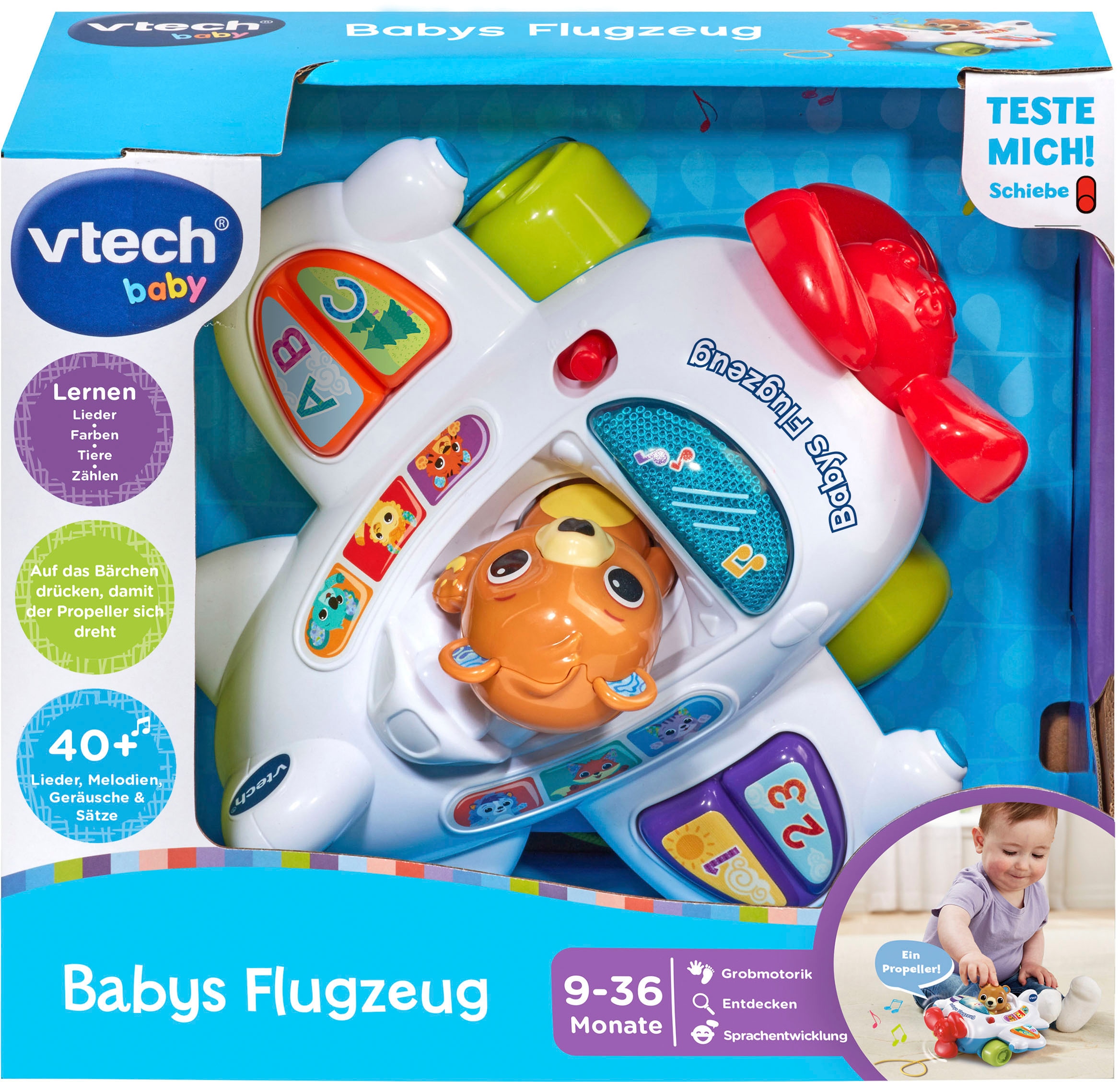 Vtech® Lernspielzeug »Vtech Baby, Babys Flugzeug«, mit Soundeffekt