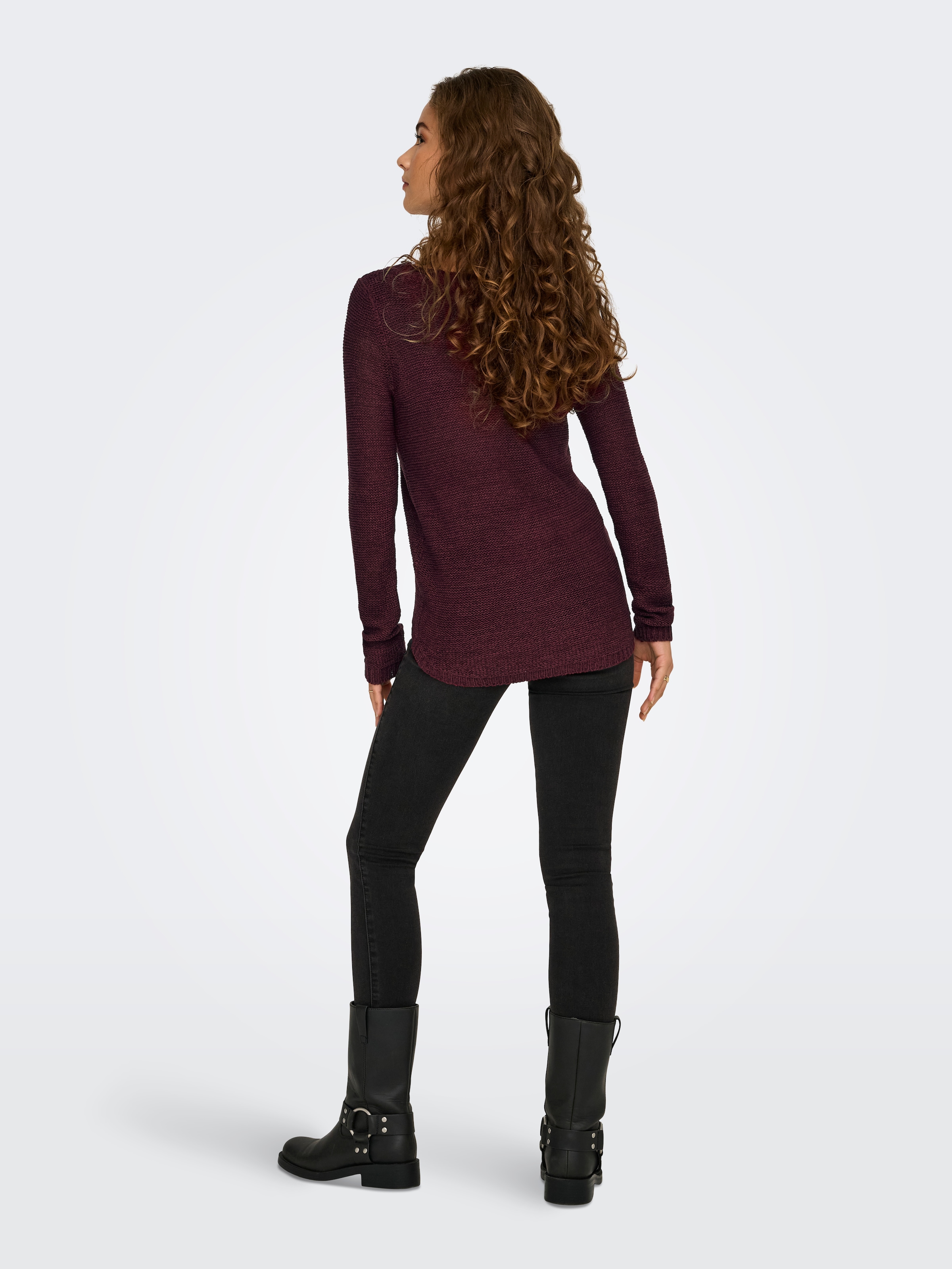 ONLY Strickpullover »ONLGEENA XO L/S PULLOVER KNT NOOS«, mit Rundhalsausschnitt