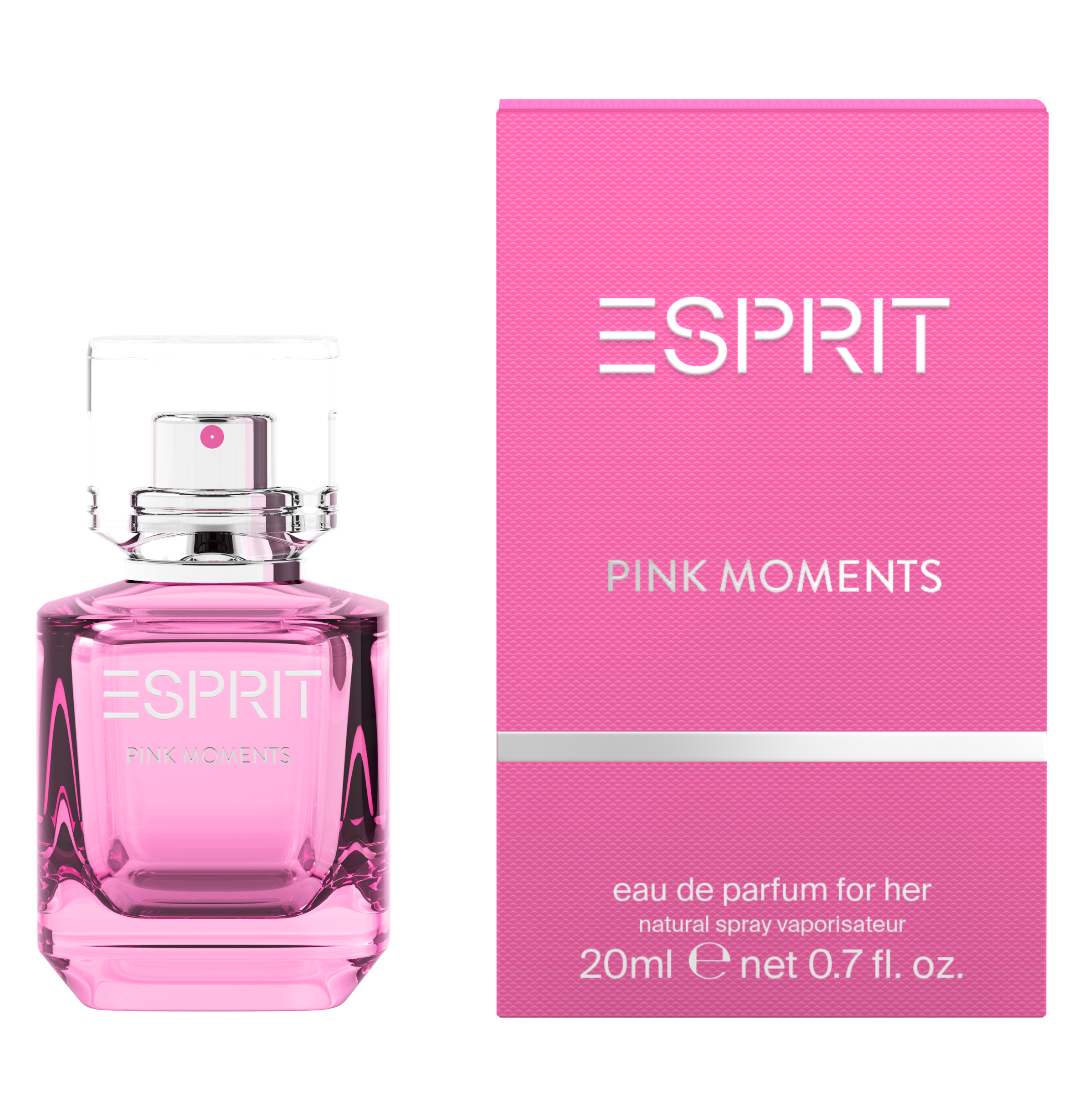 Esprit Eau de Parfum »ESPRIT PINK MOMENTS FOR HER EDP 20ml« Fruchtig-sinnlicher Duft, der Unschuld und Leidenschaft vereint.