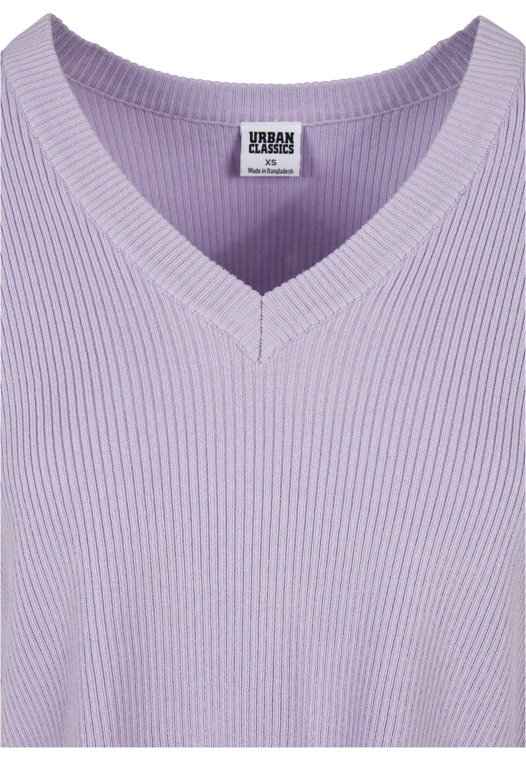 URBAN CLASSICS Rundhalspullover »Urban Classics Damen Ladies Short Knittd Slip On« 1 Stk.