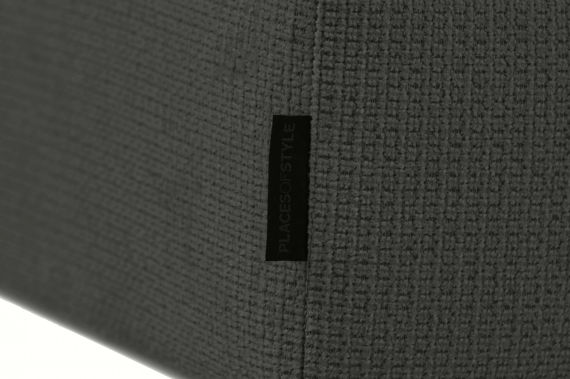 Places of Style Wohnlandschaft »Pinto, 350 cm, U-Form, XXL, mit Ottomanen«, Cord, Chenille, Lederoptik, mit Keder, Metallfüße, Wellenunterfederung